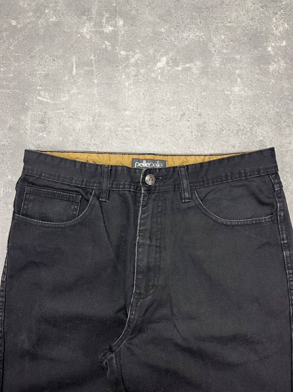 Pelle Pelle Pelle Pelle Baggy Embroidered Denim Jeans 34 Affliction Rare Size US 34 / EU 50 - 5 Thumbnail