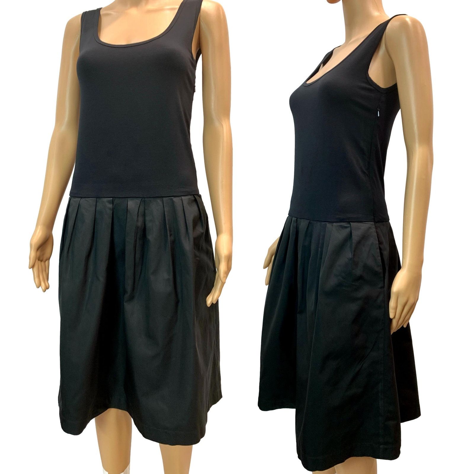DKNY DKNY Black Tank Dress Chic Minimalist | Small Size S / US 4 / IT 40 - 1 Thumbnail