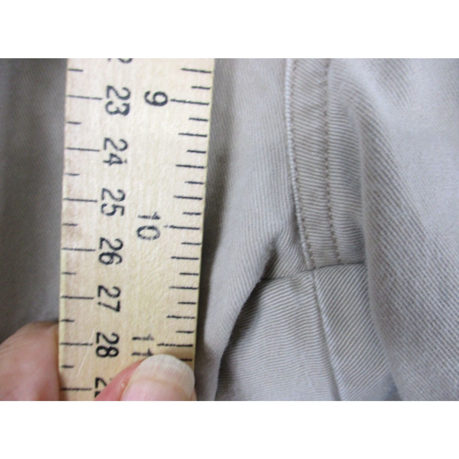 Polo Ralph Lauren VINTAGE Polo Ralph Lauren Pants Classic Flat Front Khaki Beige 36x32 Mens Straight Front Trouser Pants Size US M / EU 48-50 / 2 - 7 Thumbnail