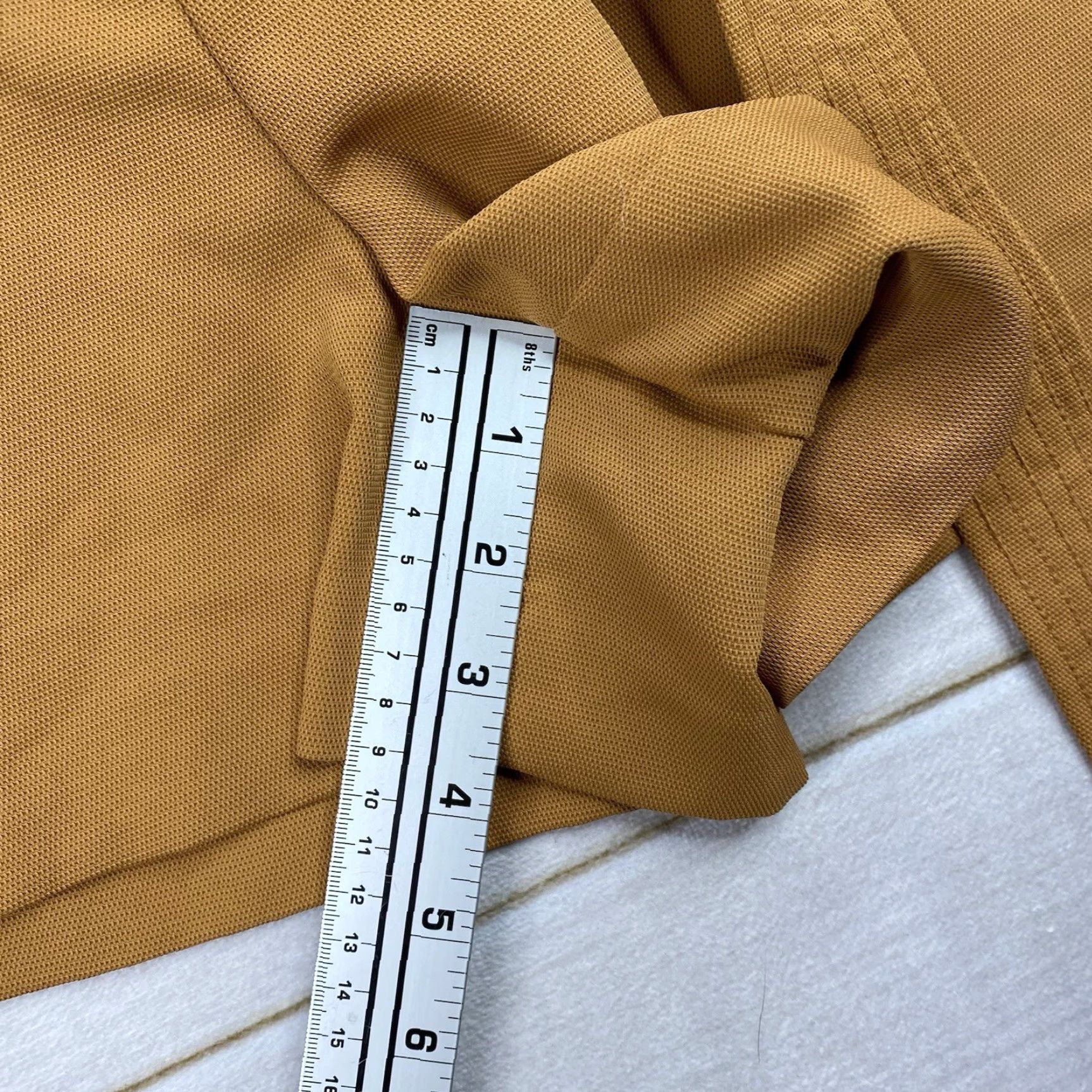 Nine West Nine West Paperbag Shorts Women XL Brown Belted High Rise Solid Linen? Polyester? (Please verify) Size 40" / US 18 - 7 Thumbnail
