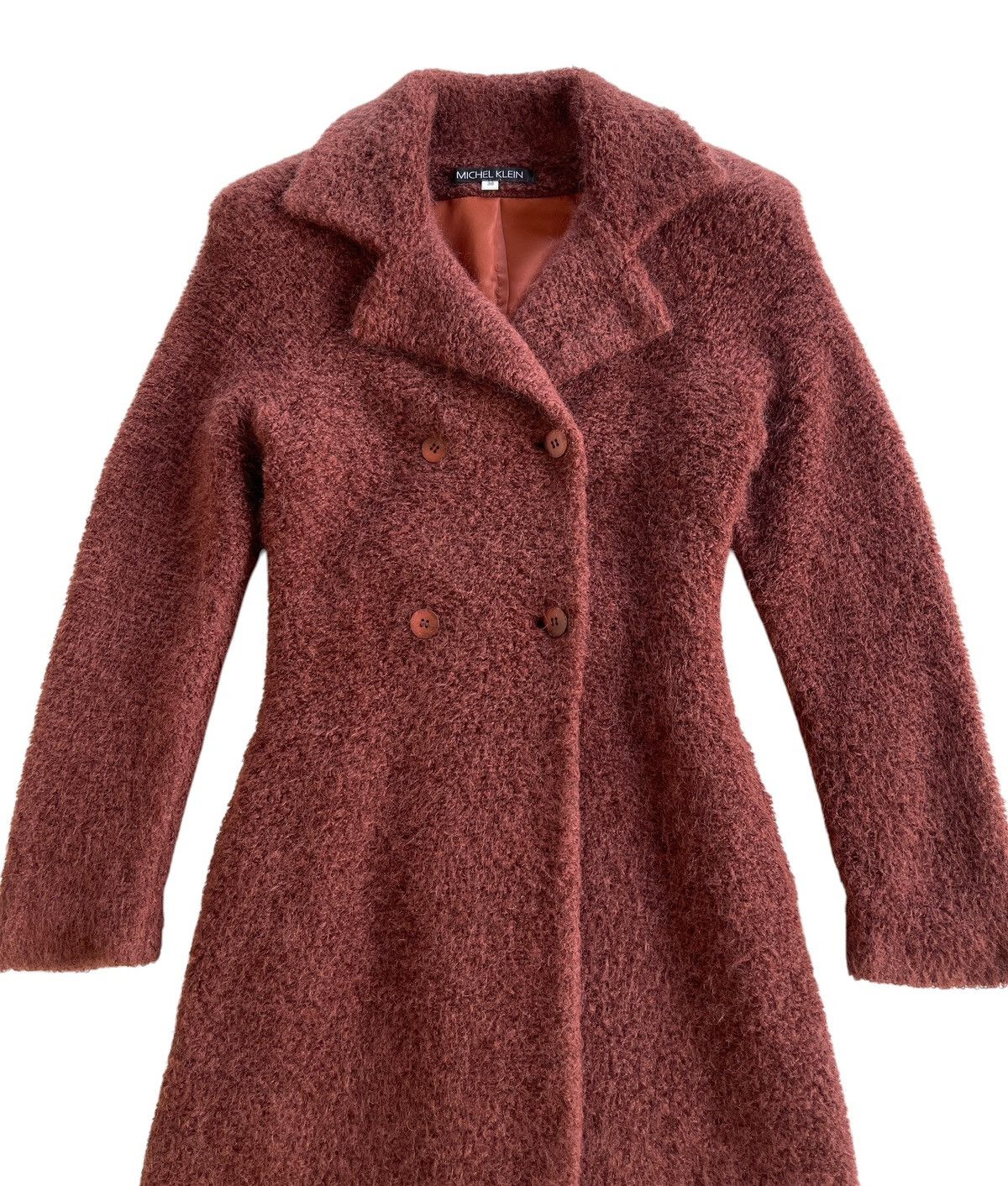 Michel Klein Michel Klein Double Breasted Mohair Coat Size S / US 4 / IT 40 - 3 Thumbnail