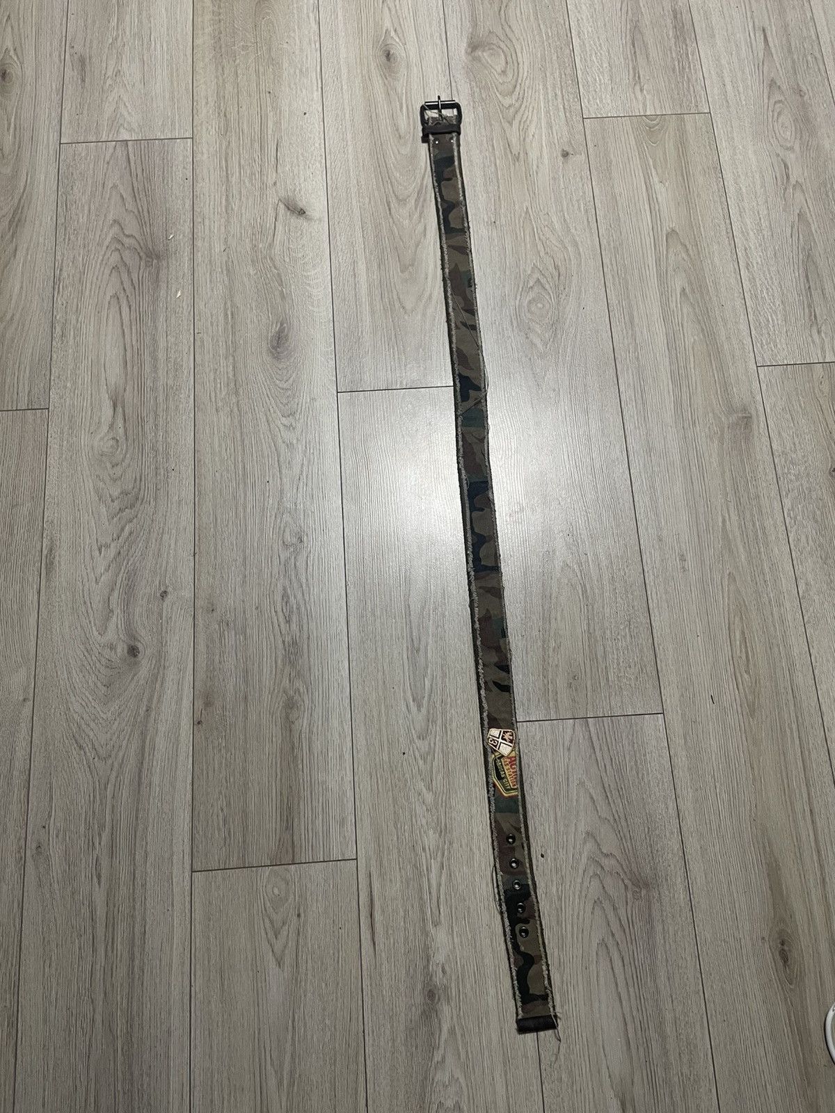Vintage Vintage Military Camouflage Belt Avant Garde Camo Y2K Size ONE SIZE - 3 Thumbnail