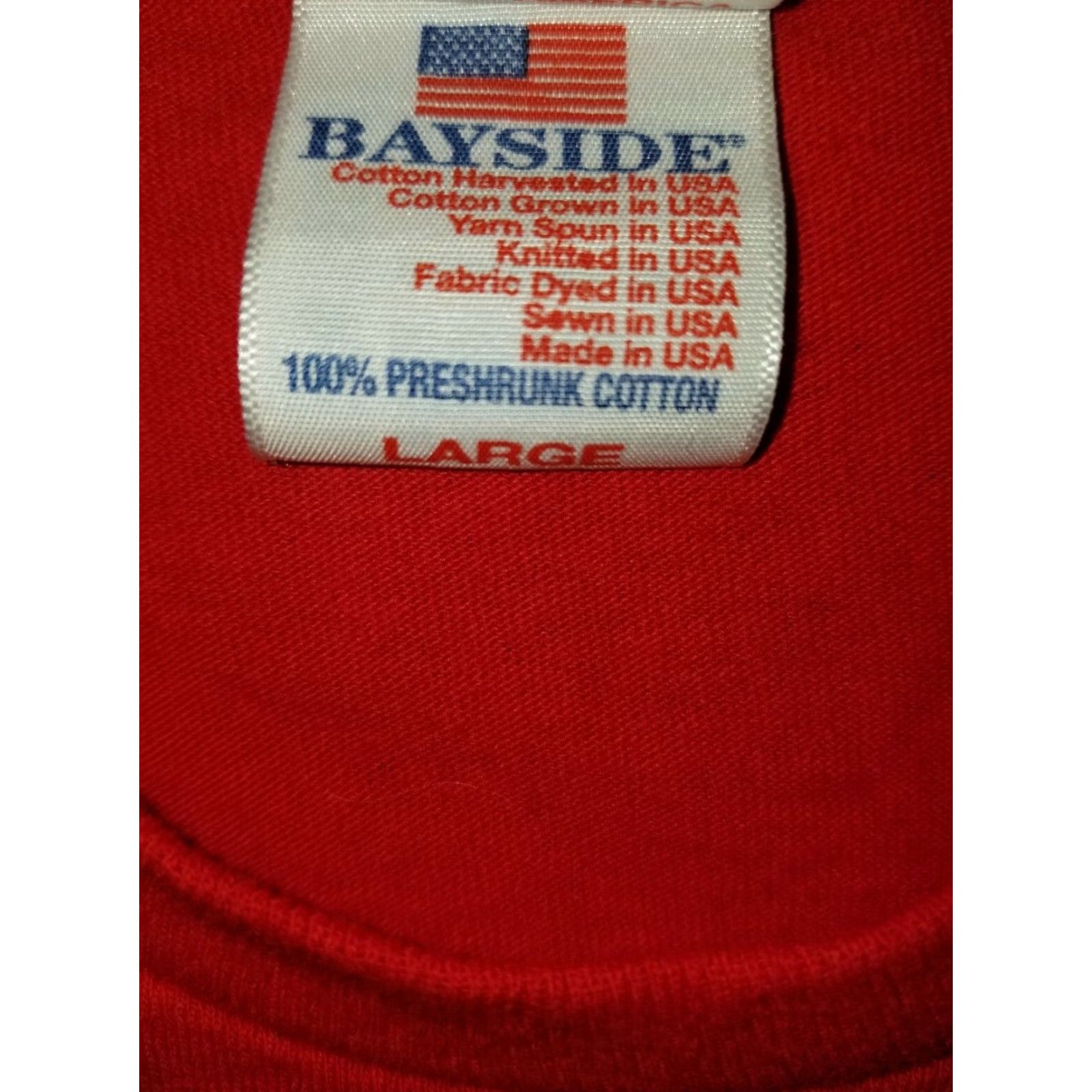 Vintage Vintage Bayside US House of Representatives Commemorative T Shirt - Men’s L Red Graphic Tee 100% Cotton Adults Shirt Size US L / EU 52-54 / 3 - 3 Thumbnail
