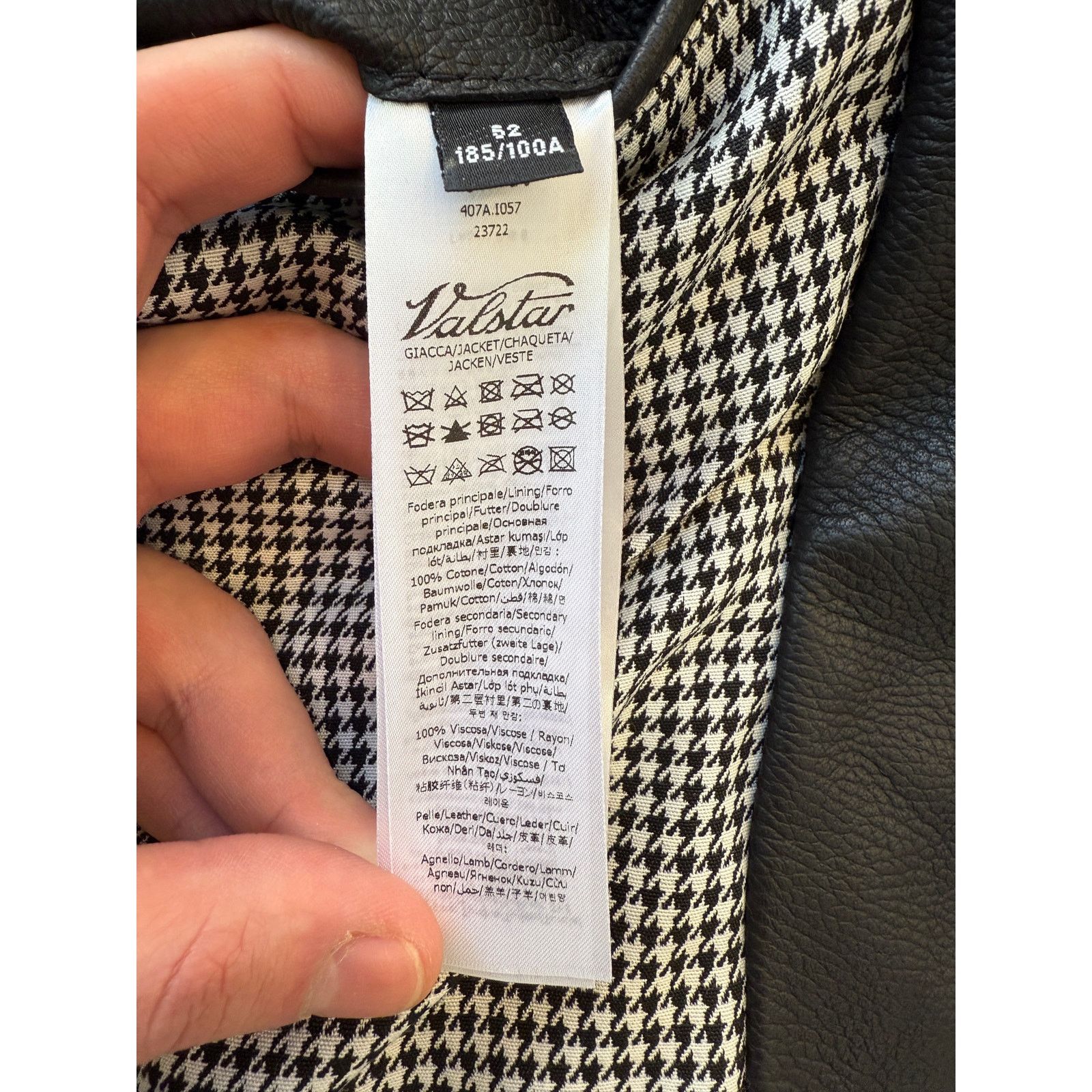 Valstar Valstar Milano Lined Leather Biker Jacket Size US L / EU 52-54 / 3 - 6 Thumbnail