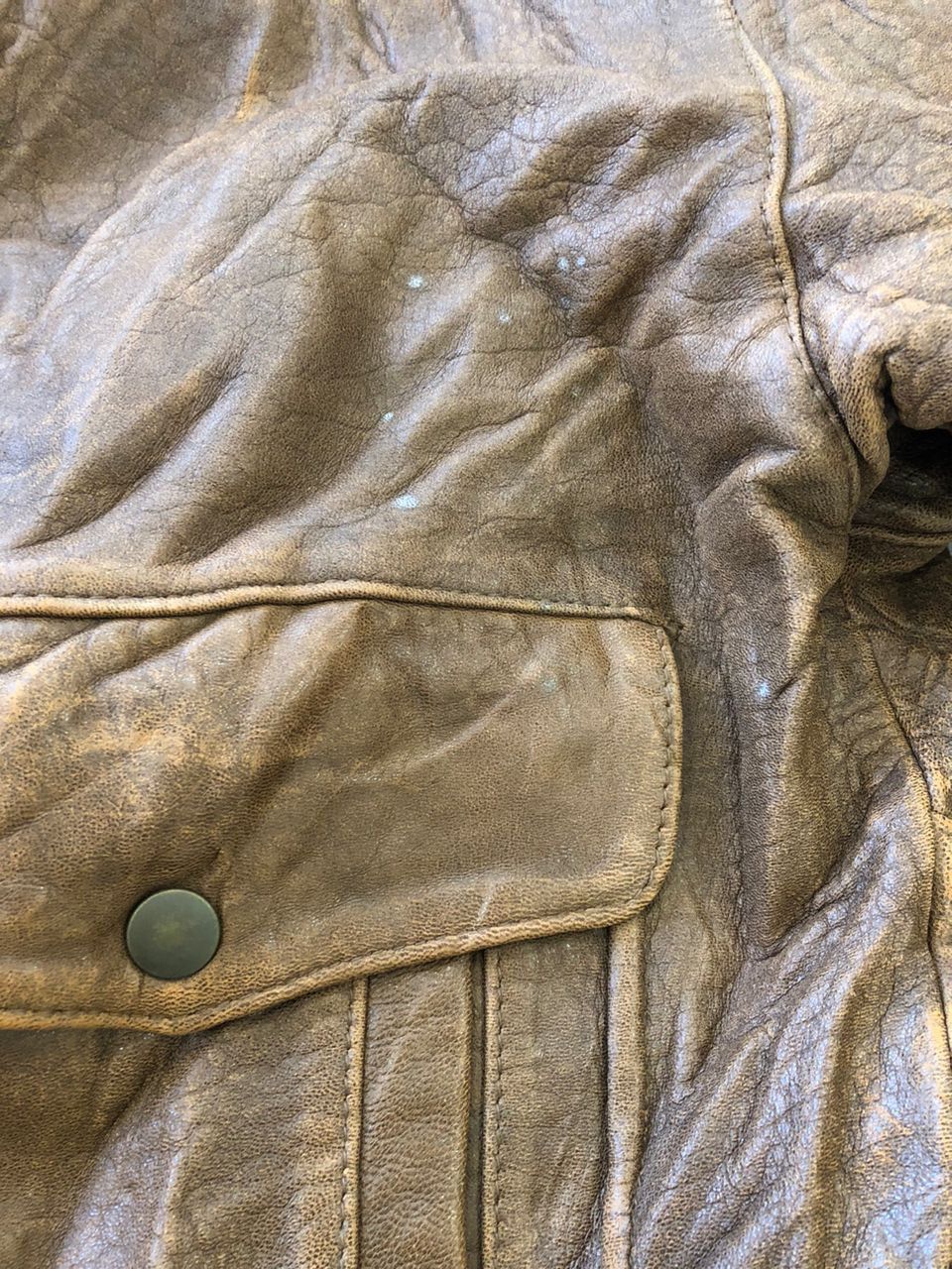 Vintage Sheepskin leather jacket Size US L / EU 52-54 / 3 - 7 Thumbnail