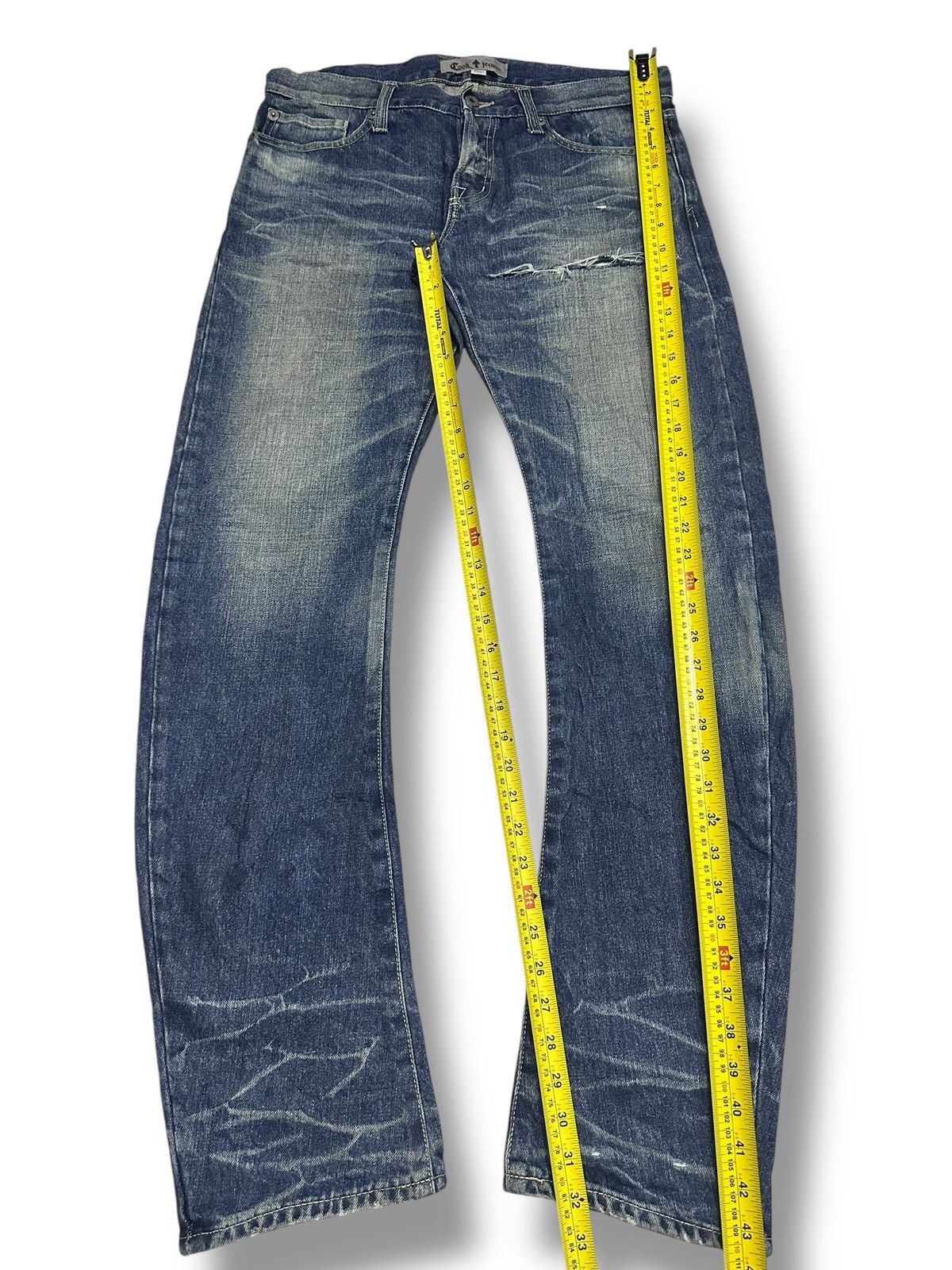 Japanese Brand 💥Cook Jeans 25th Anniversary Rare Release, Thunder💥 Size US 34 / EU 50 - 14 Thumbnail