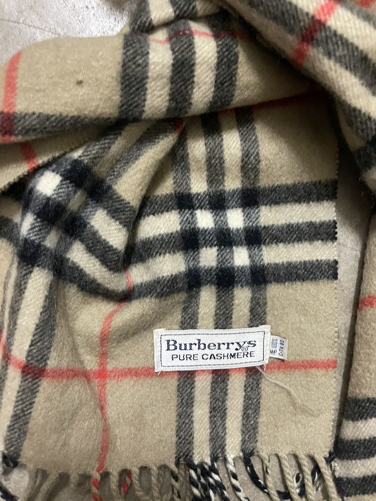 Burberry Burberry Pure Cashmere Scarf 🧣 Size ONE SIZE - 4 Thumbnail
