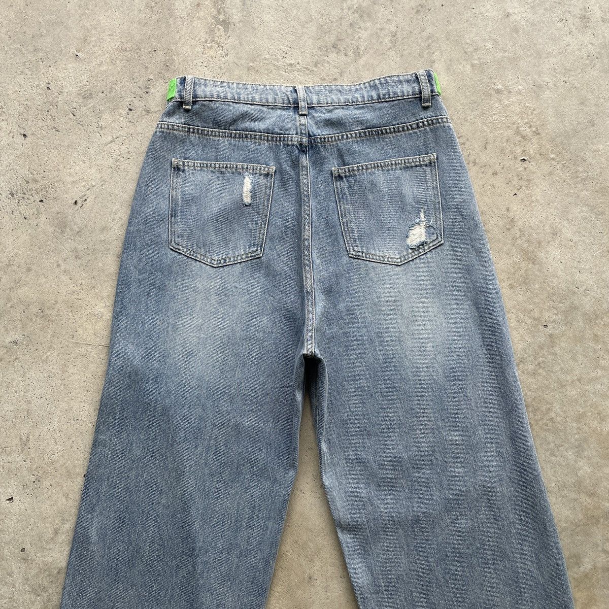 Japanese Brand W33💥 Vintage Japanese Baggy Jeans Ripped Faded Denim Pants Size US 33 - 10 Thumbnail