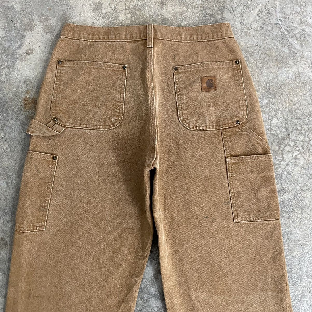 Carhartt Vintage Carhartt Double Knee Tan Dirty Carpenter Pants Size US 30 / EU 46 - 15 Thumbnail