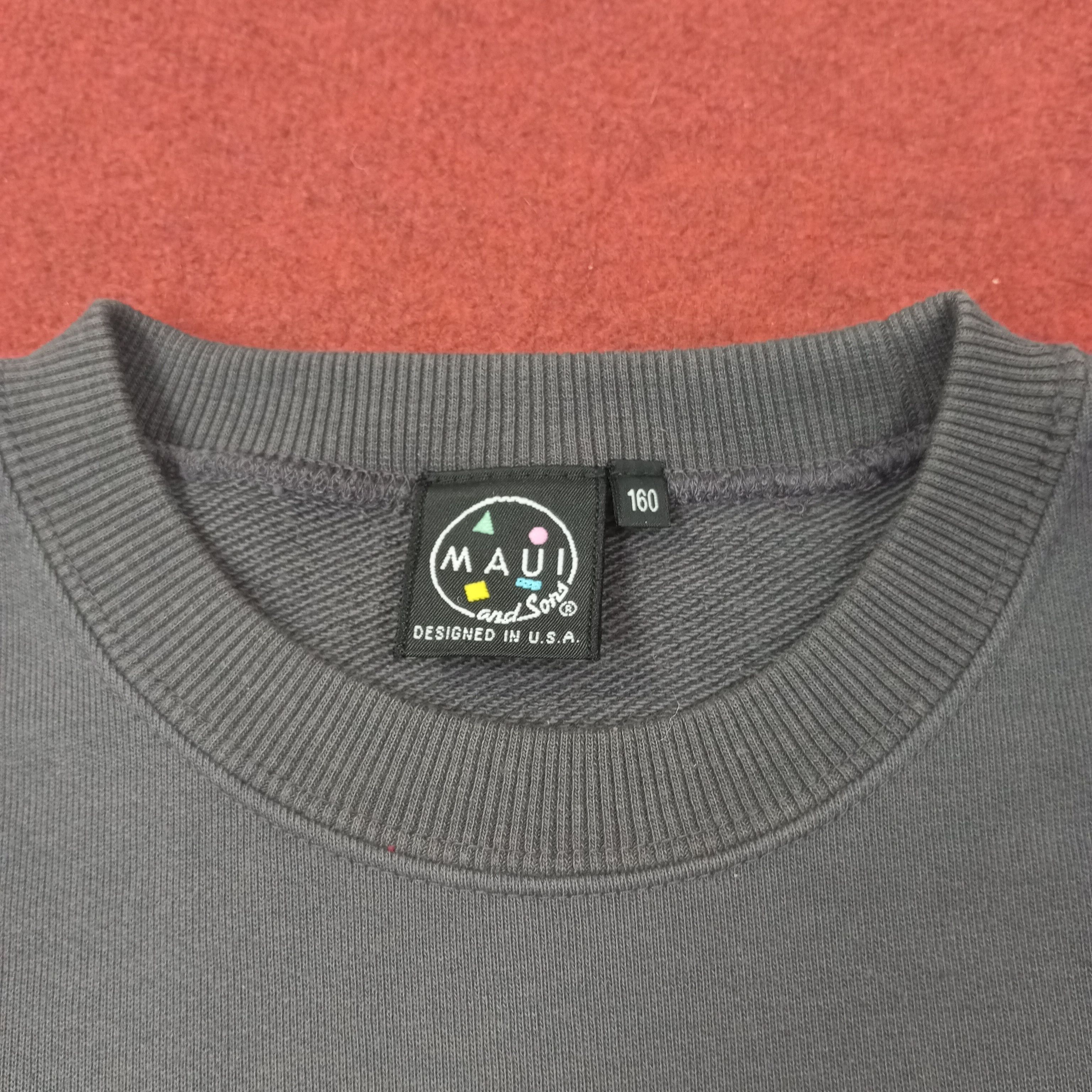 Vintage Maui and Sons Surfing Style Sweatshirt c251n26 Size US S / EU 44-46 / 1 - 3 Thumbnail