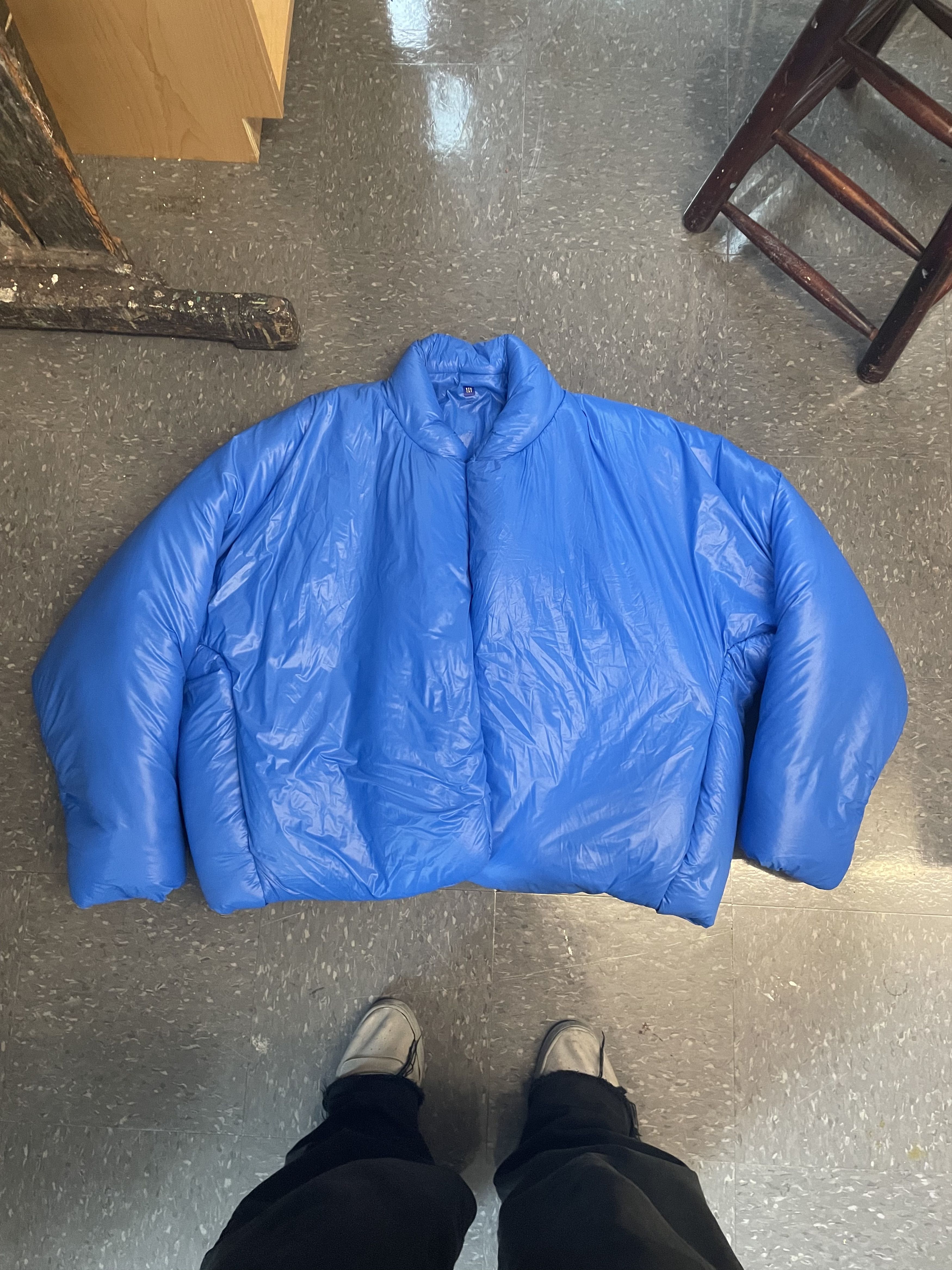 yeezy gap red jacket