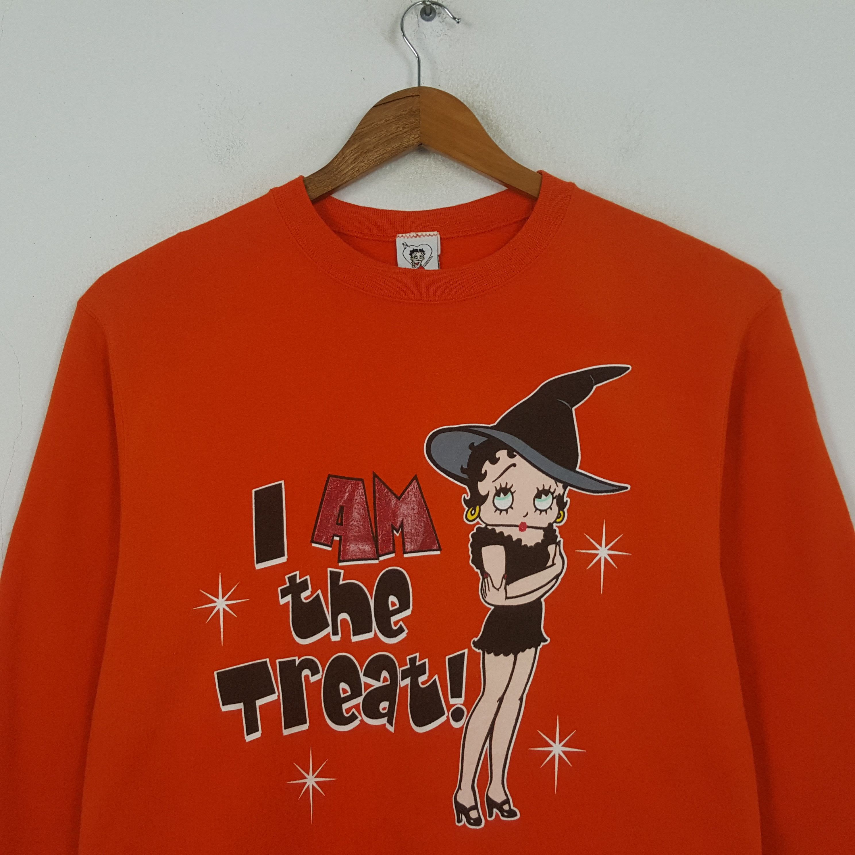 Cartoon Network Vintage Betty Boop Halloween Style Sweatshirt RR5 Size US M / EU 48-50 / 2 - 2 Thumbnail