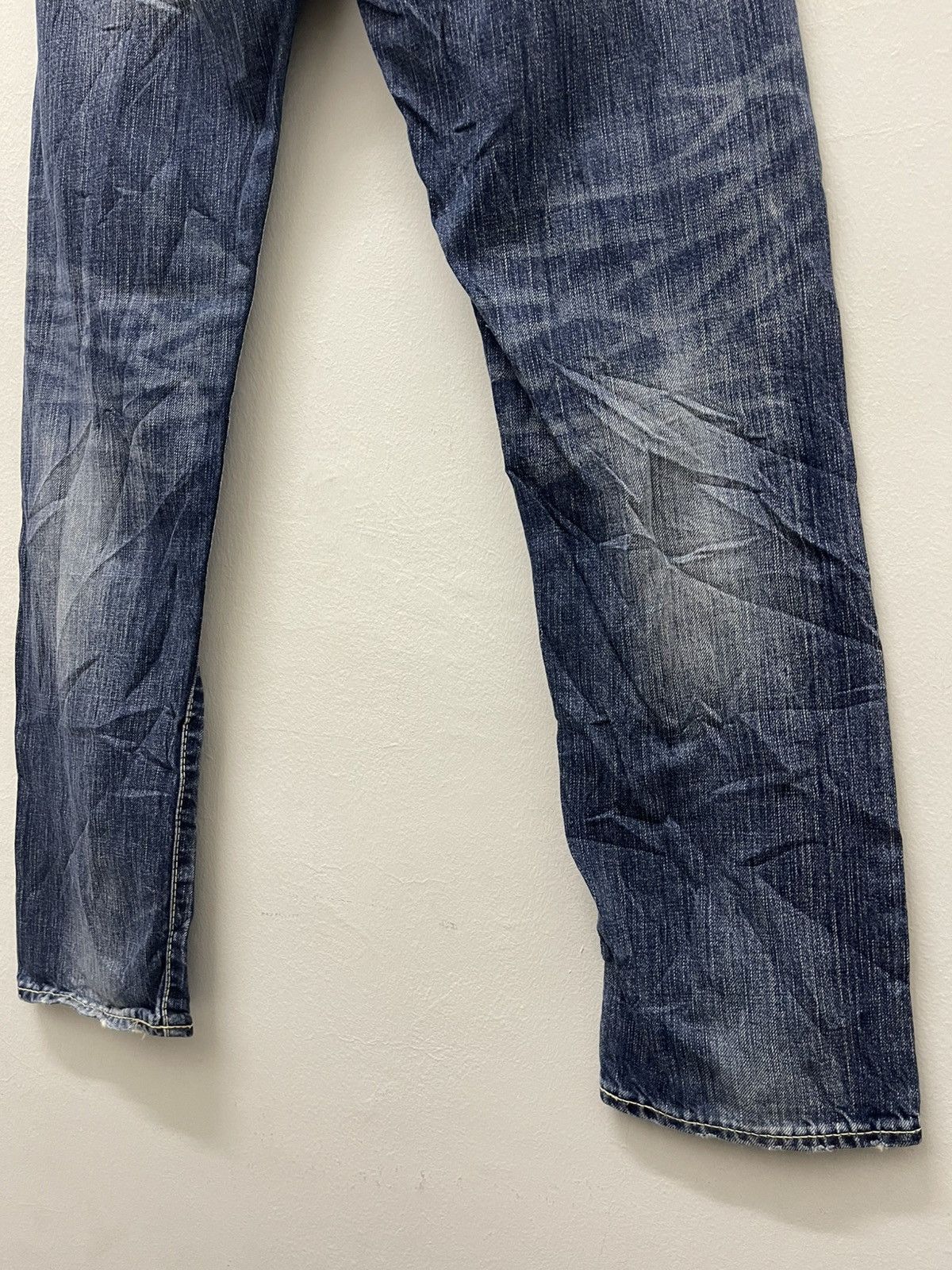 Japanese Brand Rare Vintage CO AND LU Poem Punk Rock Star Denim Size US 29 - 14 Thumbnail