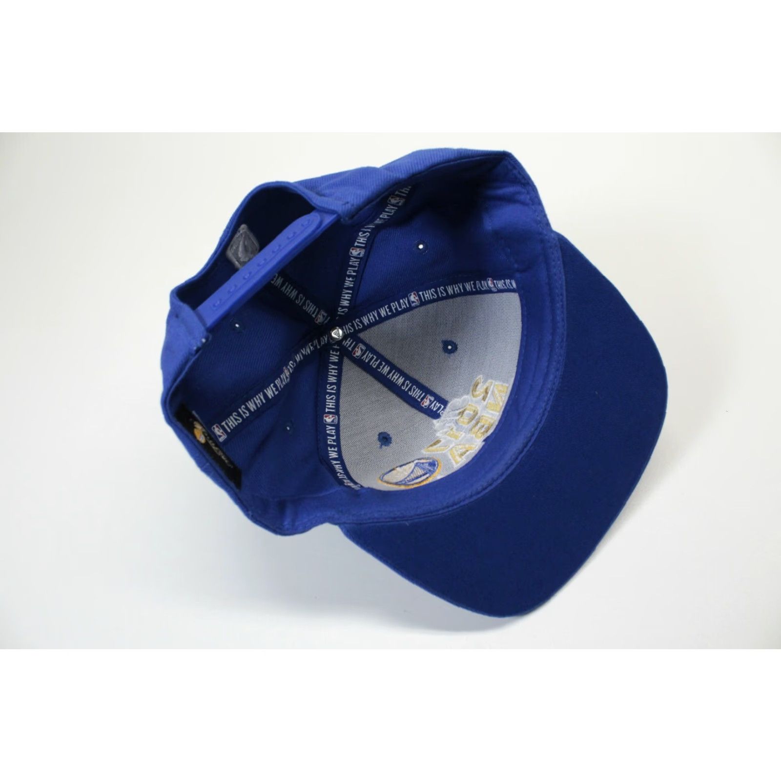 Adidas VINTAGE adidas The 2017 NBA Finals Golden State Warriors Blue Gold Snapback Hat FAST SH Size ONE SIZE - 5 Thumbnail