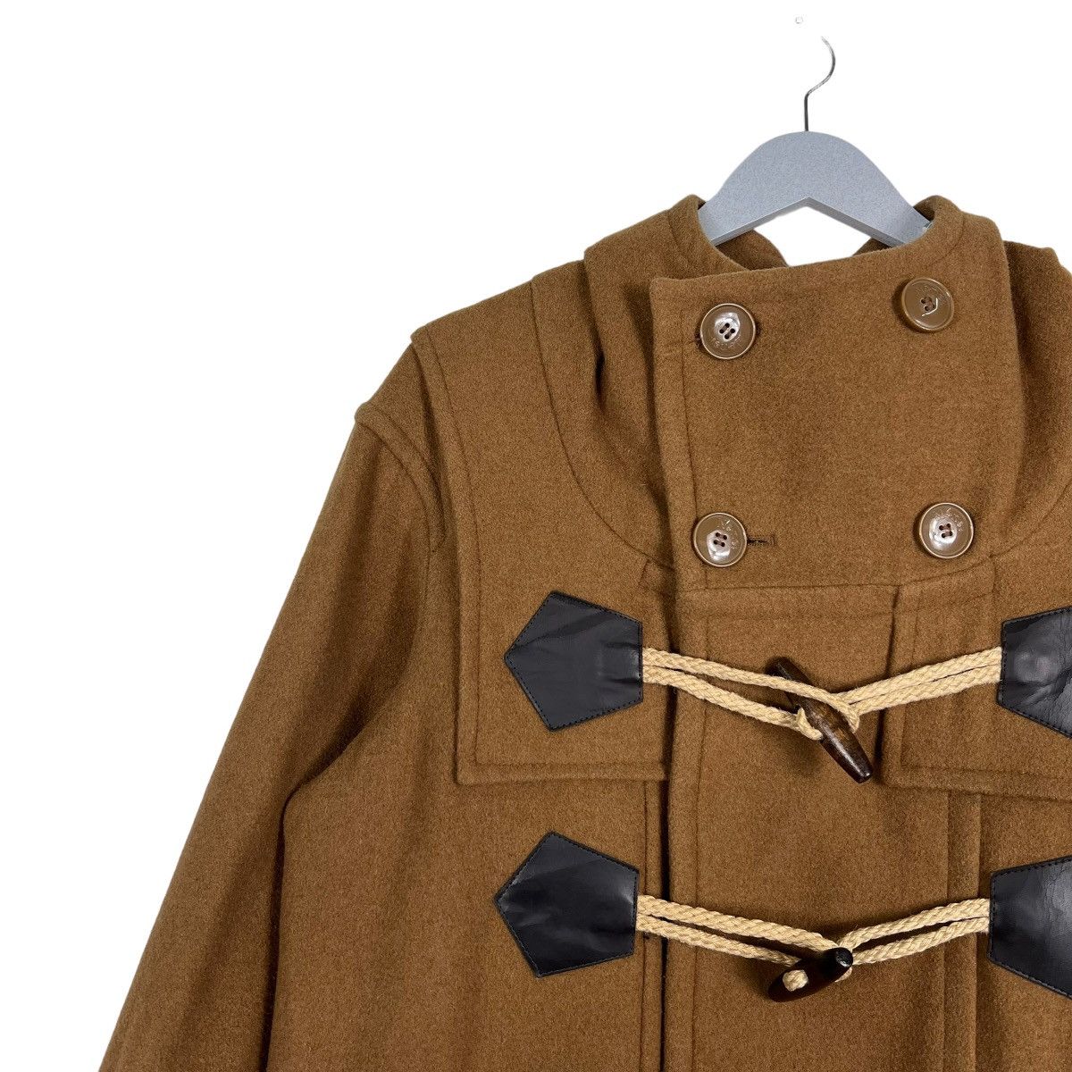 CABANE de ZUCCa 🔥 NE-NET WOOL DUFFEL HOODIE JACKET Size US S / EU 44-46 / 1 - 7 Thumbnail