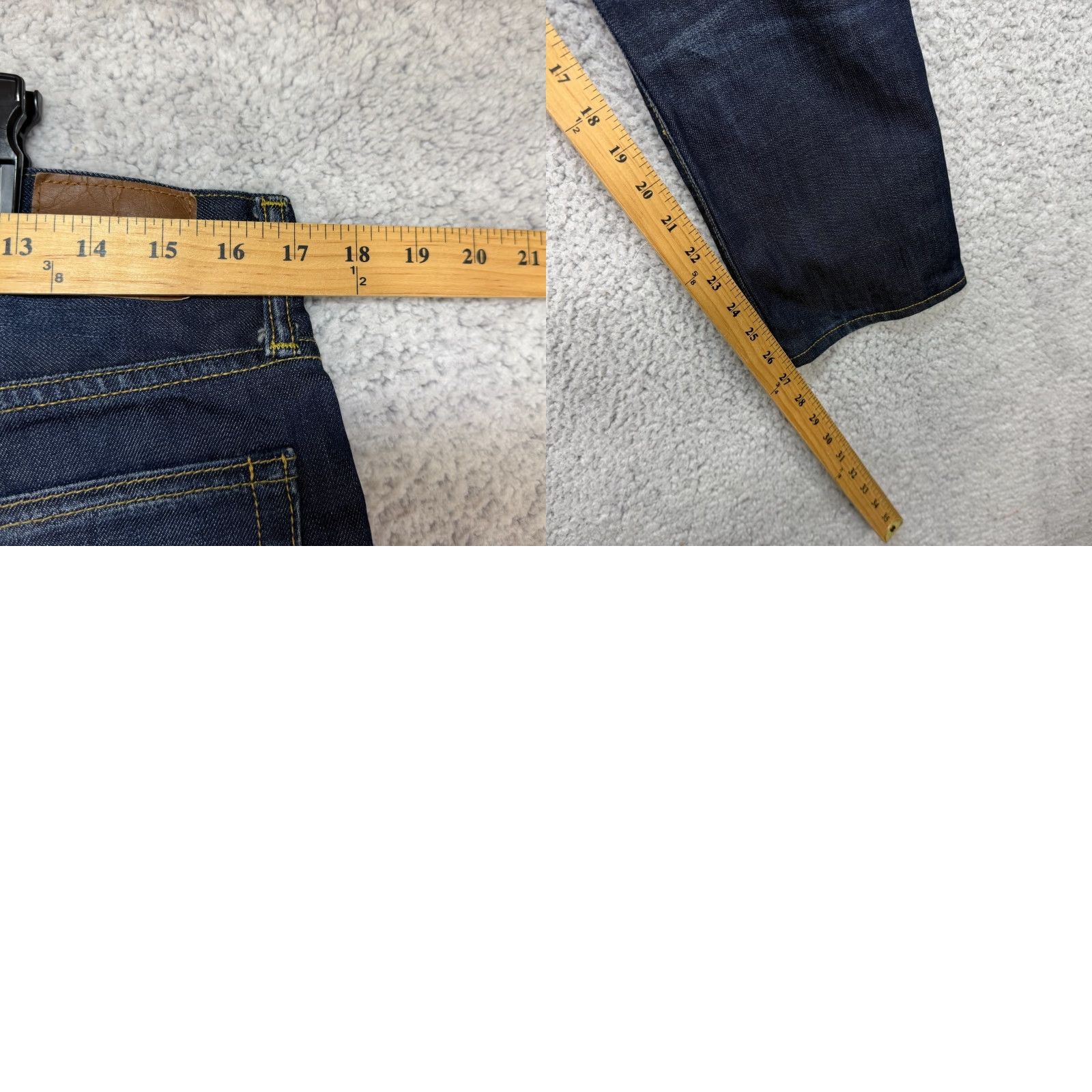 Gap Gap 1969 Skinny Jeans Denim Men's Size 32x32 Dark Indigo 5-Pocket Style Slim Modern Casual Jeans Mens Size US 32 / EU 48 - 8 Thumbnail