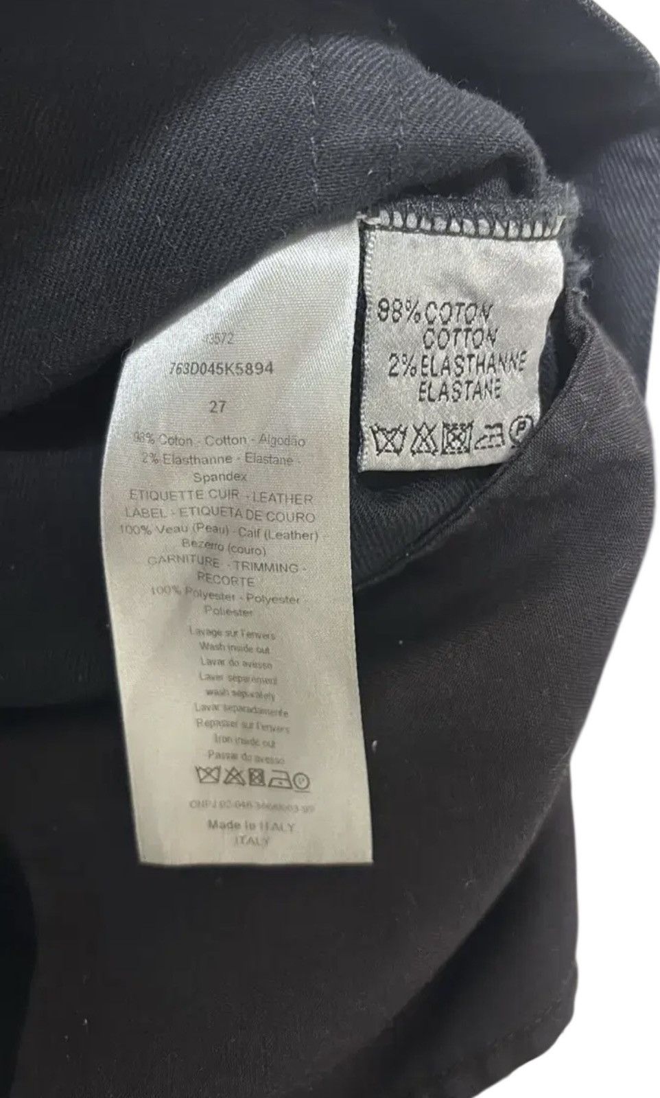Dior Dior x Toru Kamei Patch Denim Jean Size US 27 - 5 Thumbnail