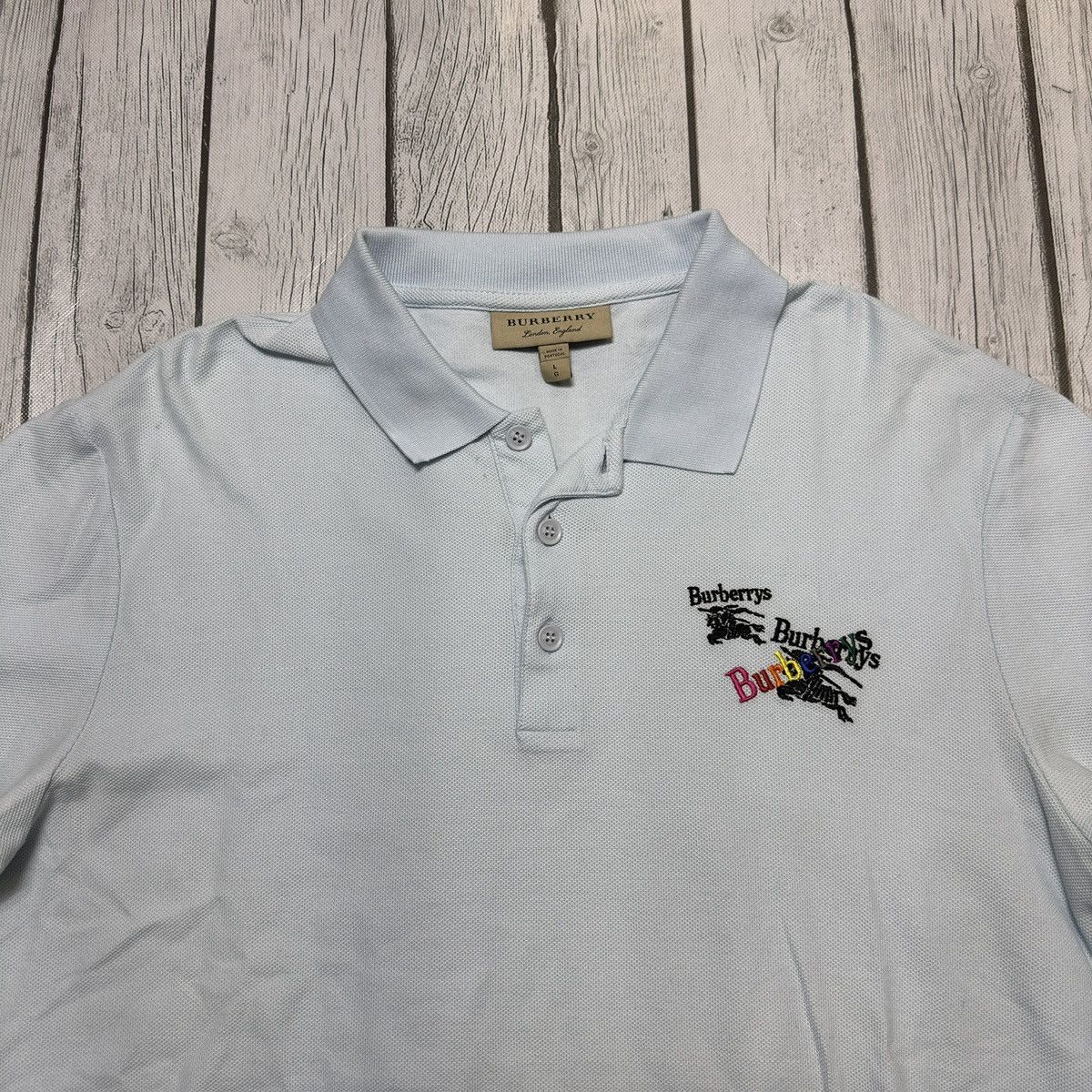 Burberry Burberry polo shirt Size US L / EU 52-54 / 3 - 3 Thumbnail
