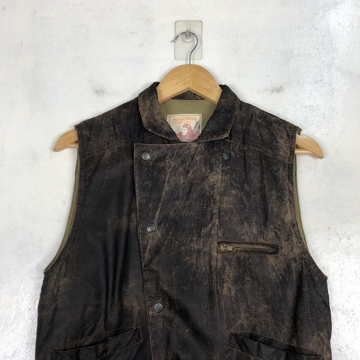 Aviator Nation × Vintage ❤️‍🔥SEND OFFER ❤️‍🔥Vintage 80s Aviateur Military Vests Jacket Size US S / EU 44-46 / 1 - 2 Thumbnail