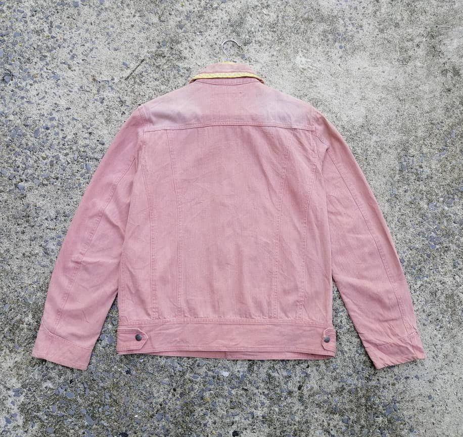 Schlussel Schlussel Made In Japan Nice Design Pink Denim Jacket Size M / US 6-8 / IT 42-44 - 6 Thumbnail