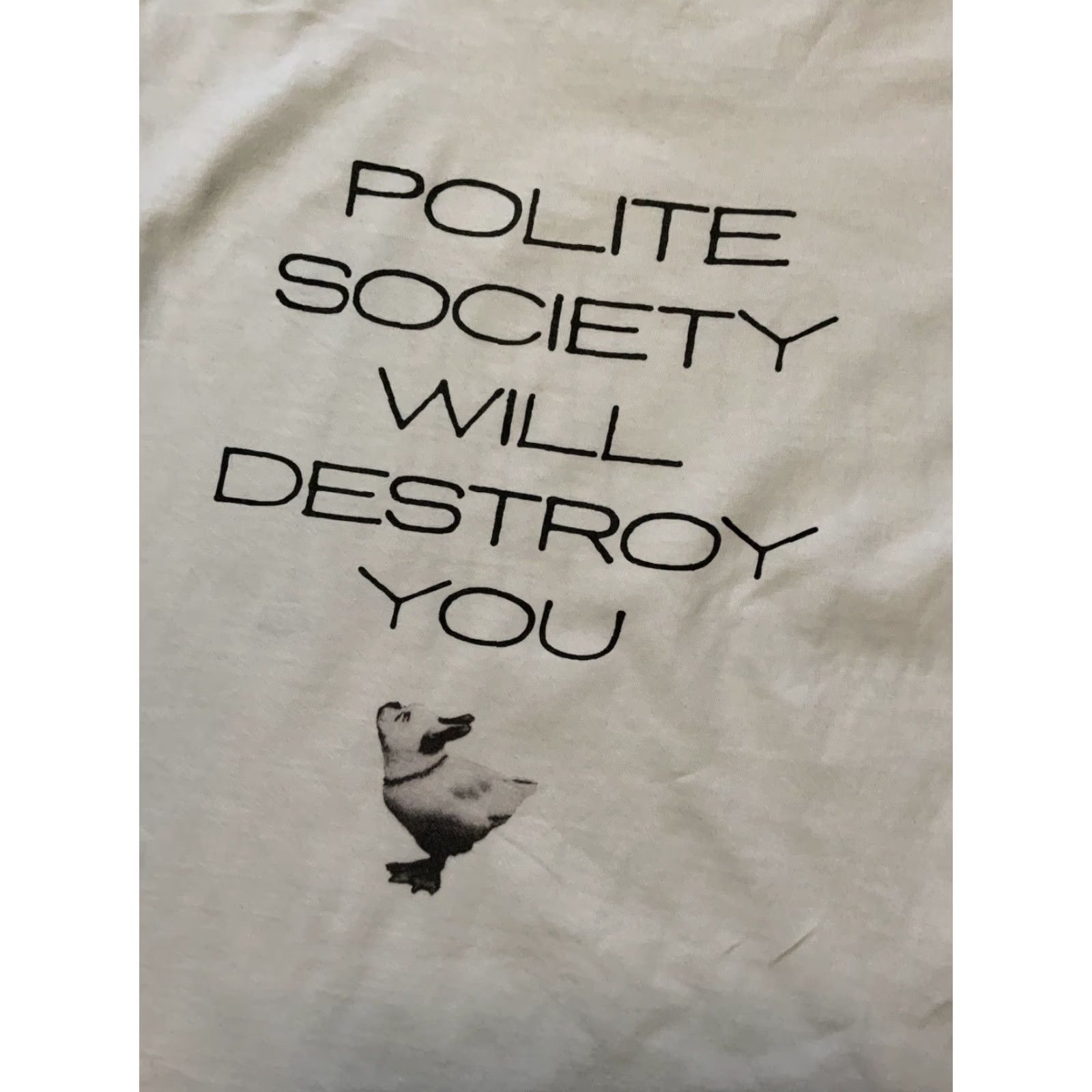 Vintage POOR THINGS Movie Shirt M White 20th Century Studios Male Adults Polite Society Will Destroy You Comedy Fantasy Official Merch Graphic T-Shirt Size US M / EU 48-50 / 2 - 8 Thumbnail