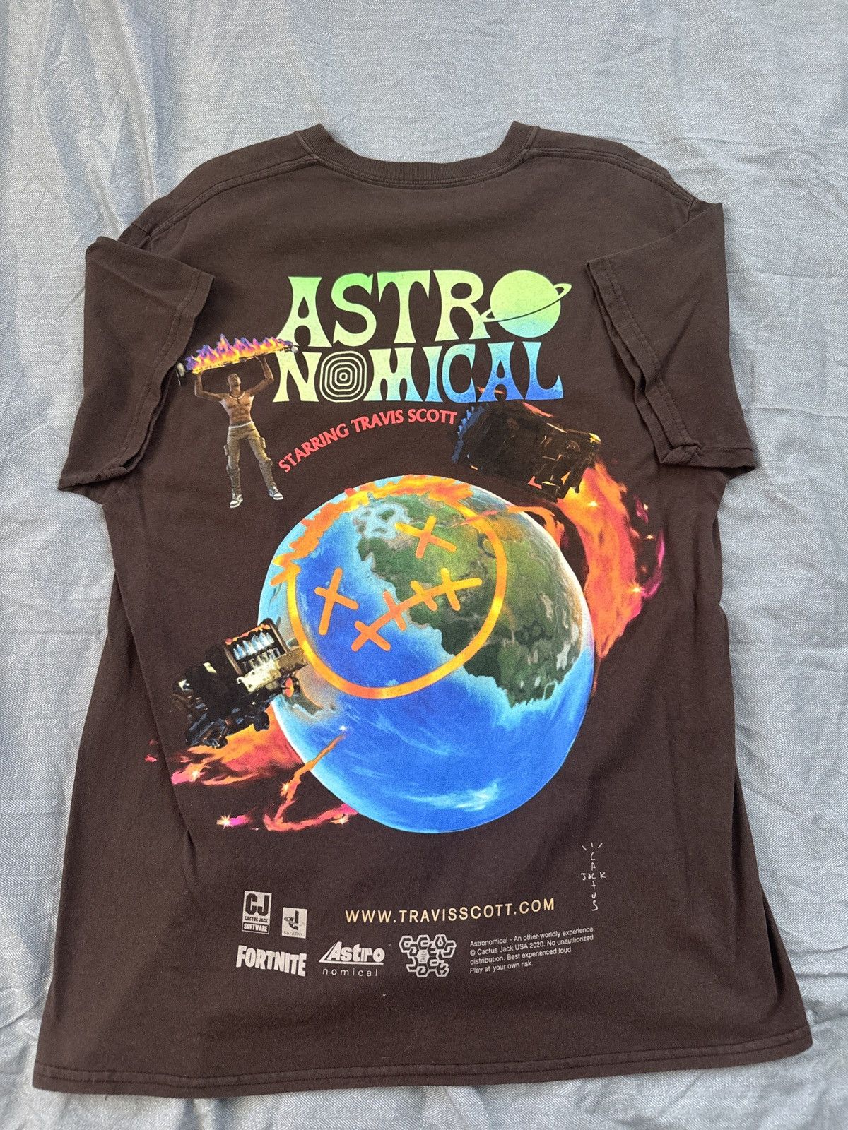 Travis Scott Cactus Jack X Fortnite Astronomical Tee Size US M / EU 48-50 / 2 - 1 Thumbnail