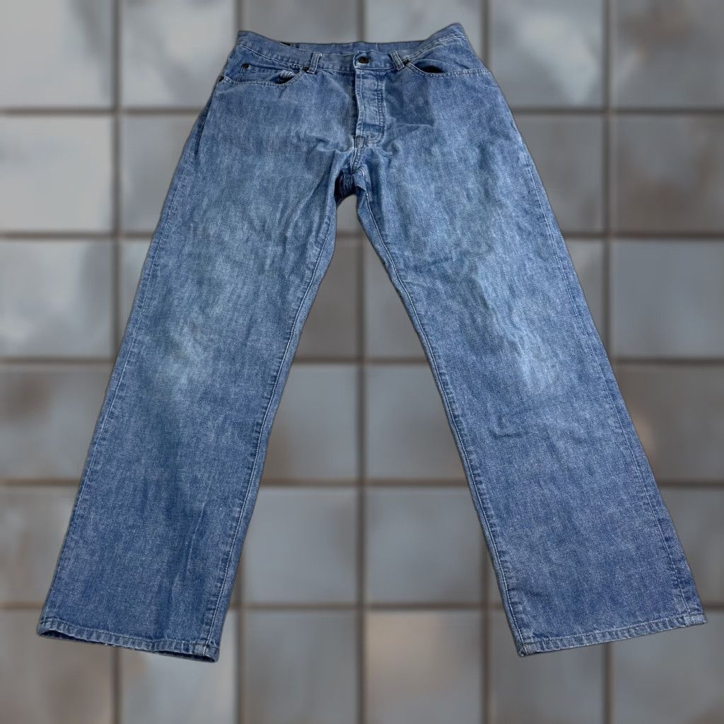 Pepe Jeans PEPE Jeans Jeans Relaxed Straight 32 32 Medium Wash Vintage Neppy Denim Mens Size 32 Blue Cotton 5-Pocket Mens Jeans Size US 32 / EU 48 - 1 Thumbnail