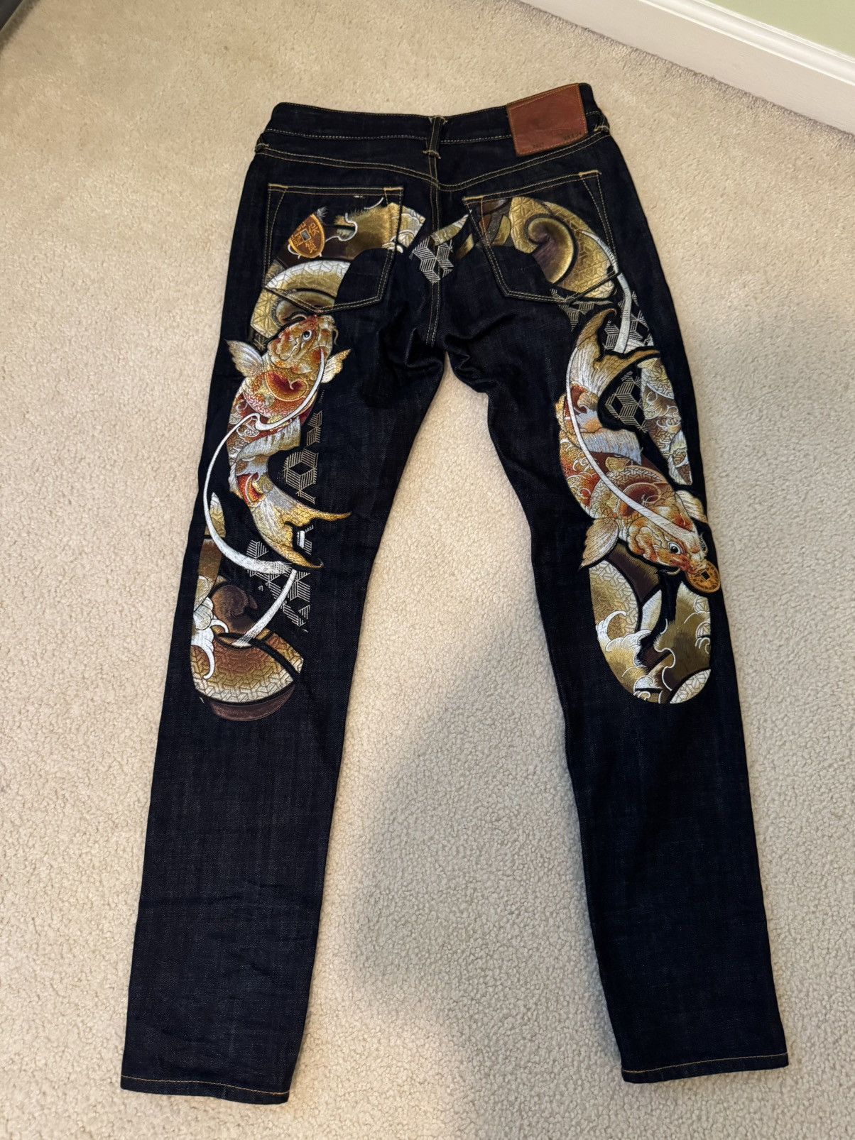 Evisu Evisu Tattoo Koi Daicock Size US 28 / EU 44 - 1 Thumbnail