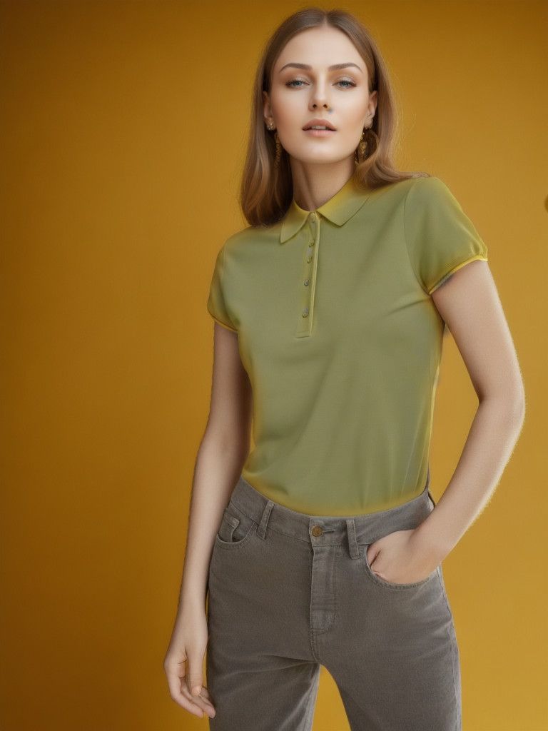 Vintage Women's Polo Decathlon. Yellow. XS. New without tags Size XS / US 0-2 / IT 36-38 - 1 Thumbnail