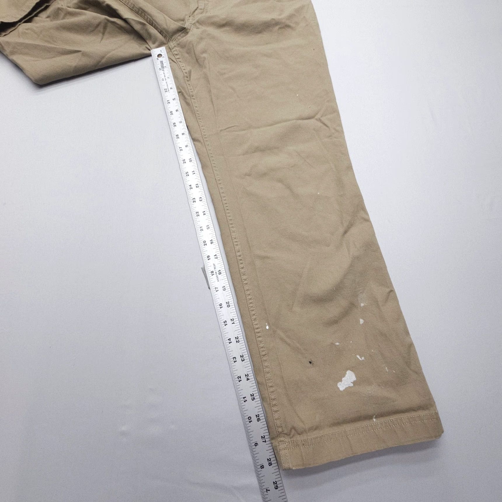 Vintage Duluth DuluthFlex Fire Hose Work Pants Womens 10 x 31 Tan Chino Stretch Pockets Casual, Workwear Modern Regular Size 10 Beige/Khaki Womens Size 32" / US 10 / IT 46 - 6 Thumbnail