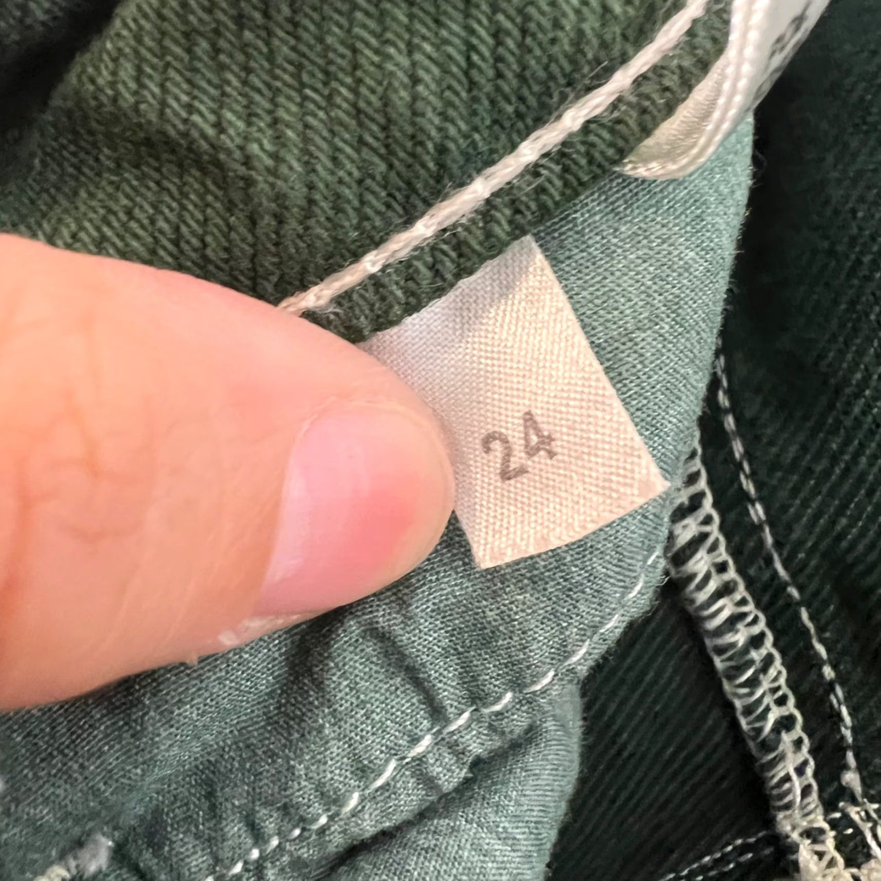 Reformation Reformation Jeans 24 Emerald Green High Rise Straight 5-Pocket Denim Adult Womens Vintage No (Adult Womens 24) Size 42" / US 20 - 5 Thumbnail