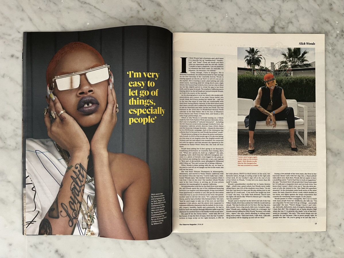 Other THE OBSERVER MAGAZINE 2018 starring SLICK WOODS Size ONE SIZE - 3 Thumbnail