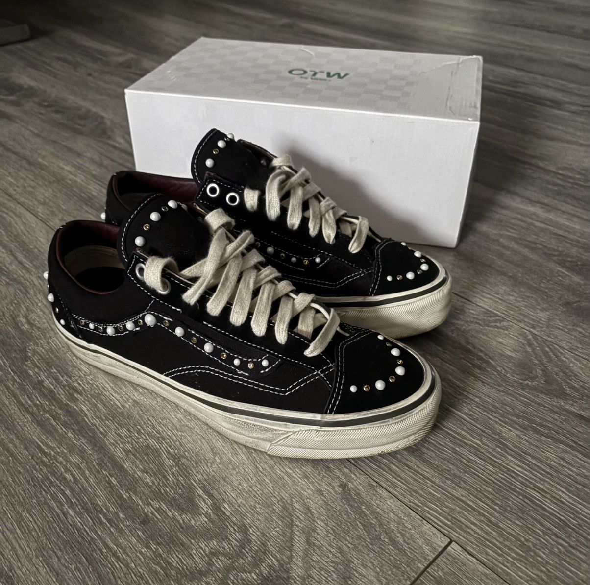 Vans Vans Otw black pearlized sneakers Size US 8.5 / EU 41-42 - 1 Thumbnail