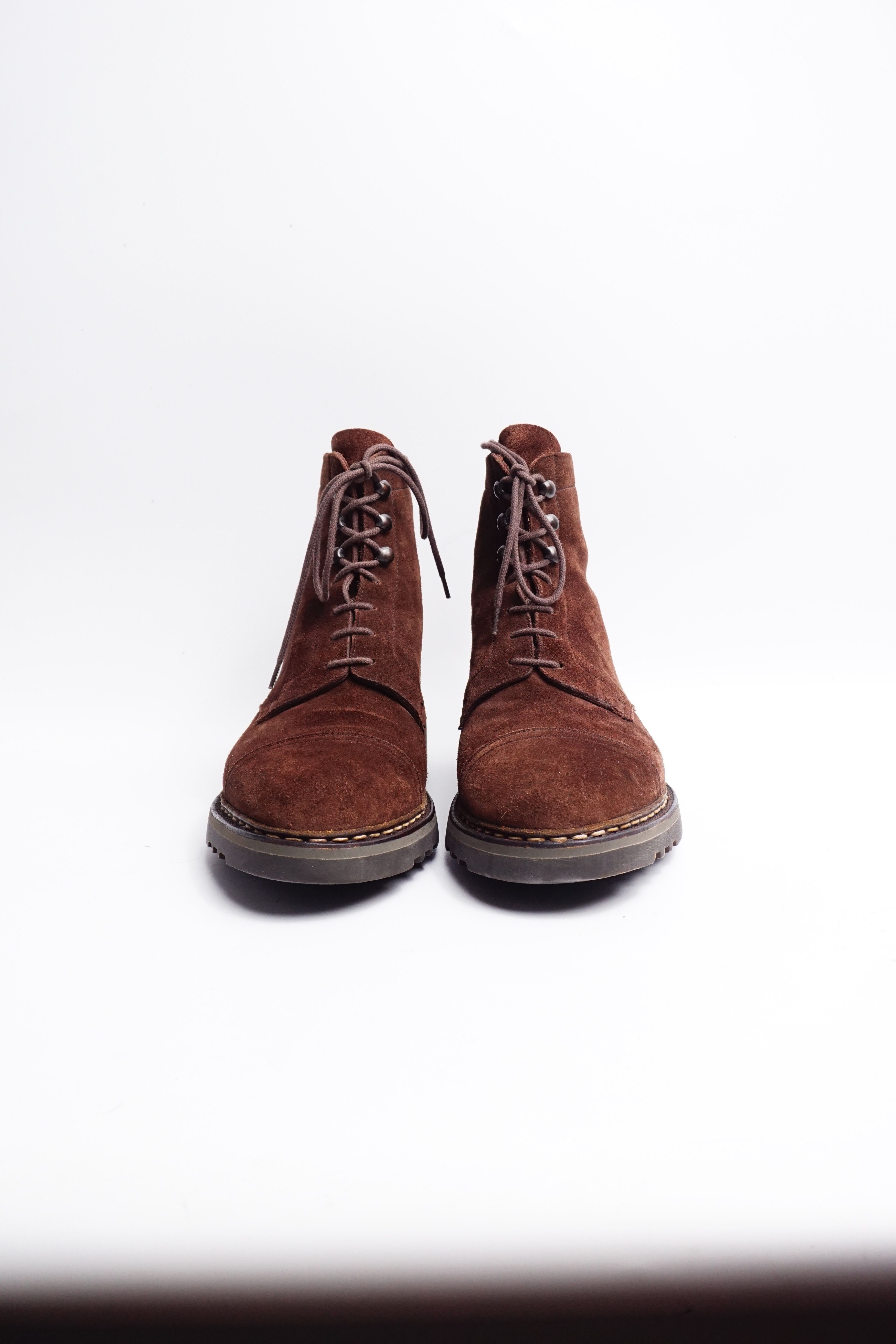 John Lobb John Lobb ( 2000s ) – Barrow – Brown Suede (Cottage Line) Size US 11 / EU 44 - 5 Thumbnail
