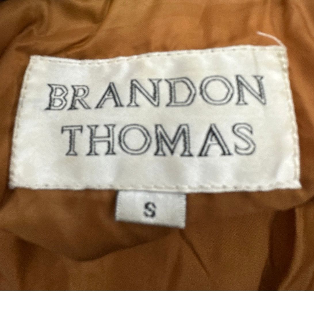 Other Vintage Brandon Thomas Two Tone Bomber Leather Jacket Small Size US S / EU 44-46 / 1 - 3 Thumbnail