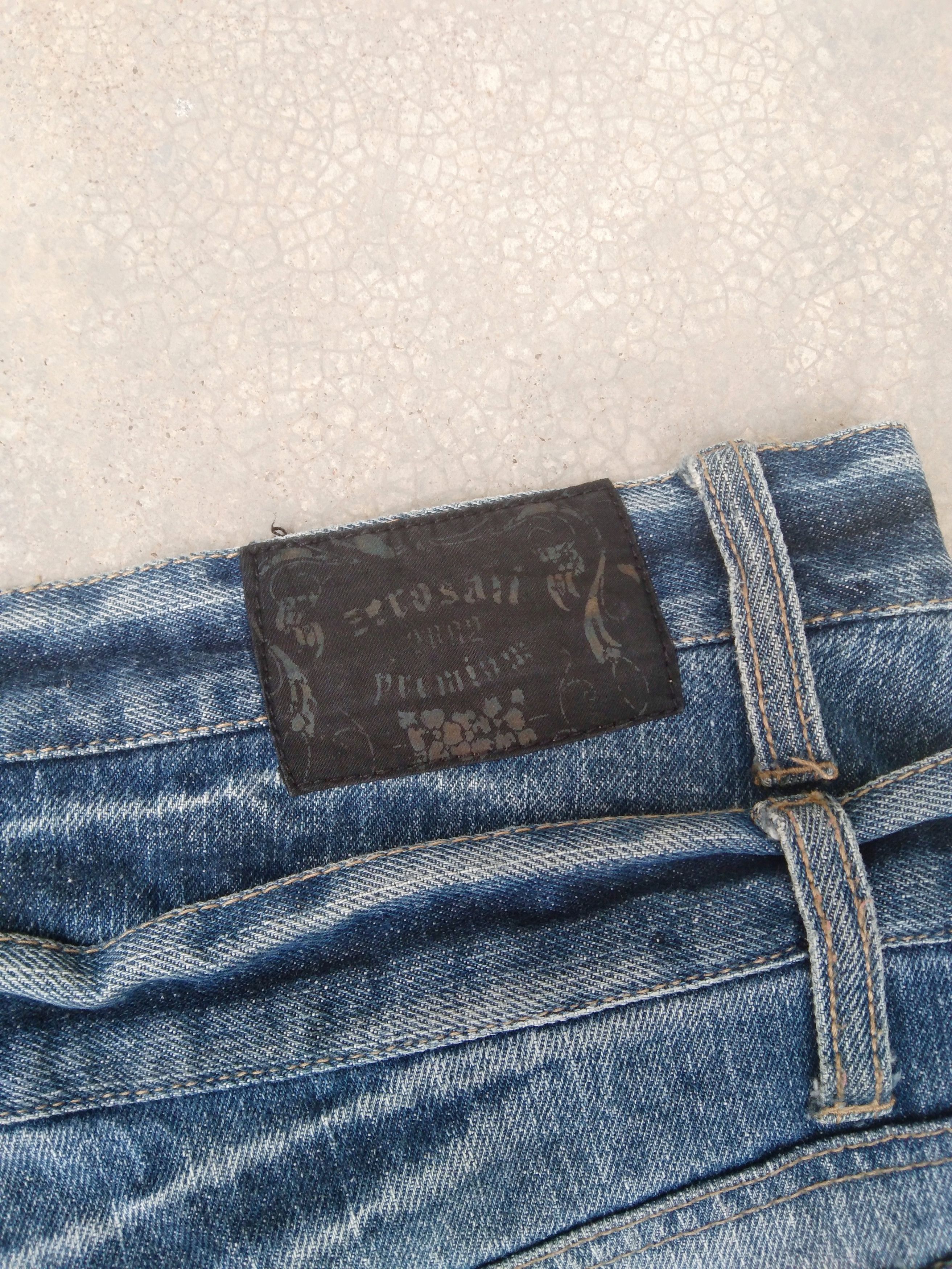 Japanese Brand Vintage Avant-garde Style Double Waist Punk Jeans 32x33 Size US 32 / EU 48 - 3 Thumbnail