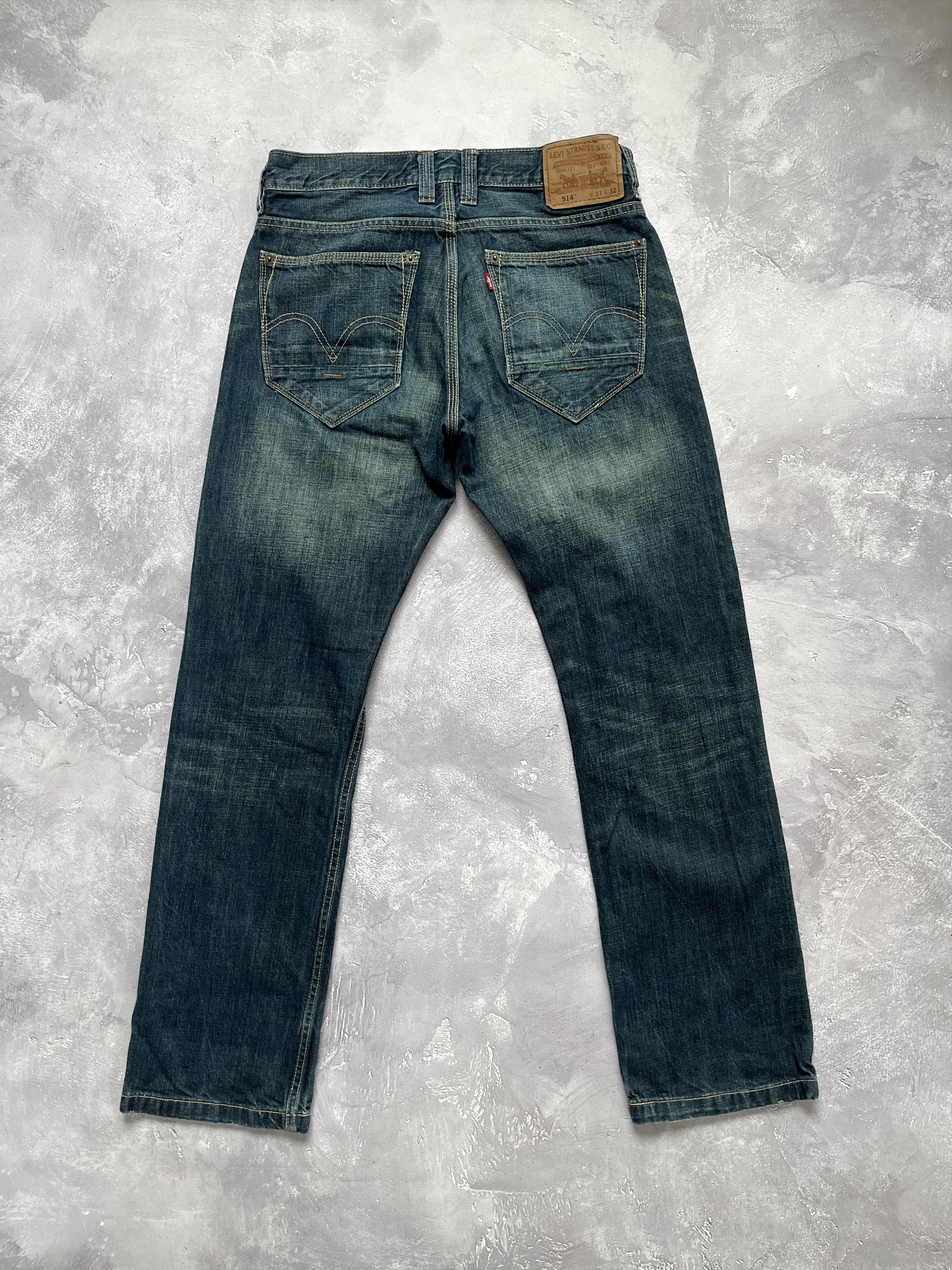 Levi's Levi’s 514 Slim Straight blue jeans Mens Size 31 X 32 Size US 31 - 2 Thumbnail