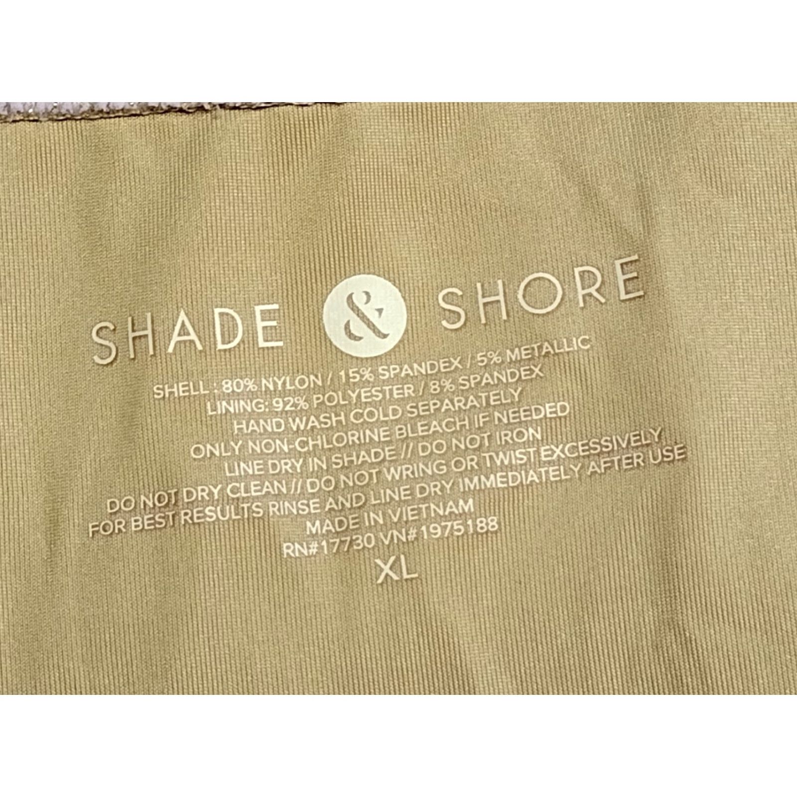 Vintage Shade & Shore Women's Ribbed High Rise Cheeky Bikini Bottom Light Purple XL Size 40" / US 18 - 5 Thumbnail