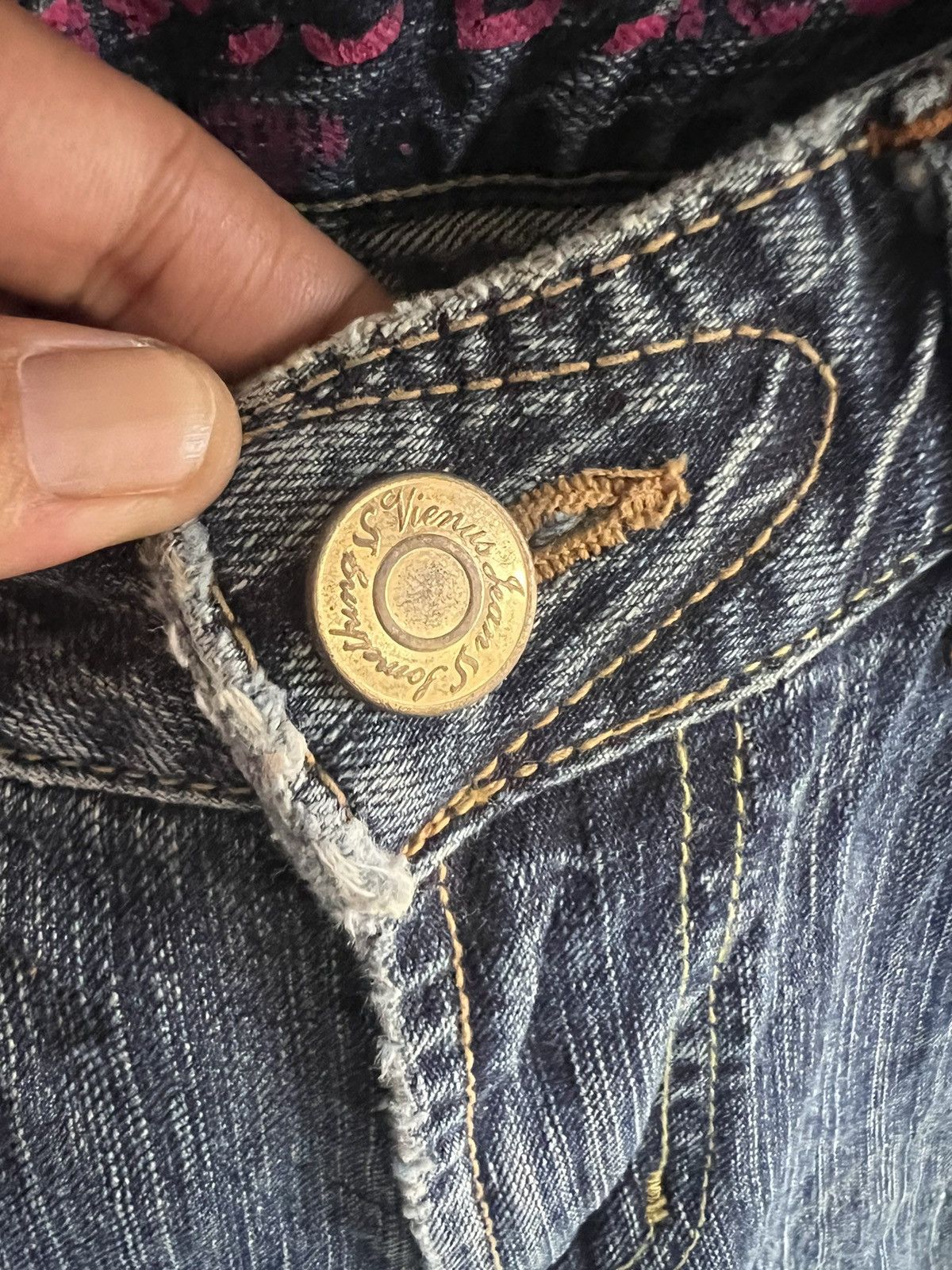 Edwin 🔥Something Edwin Vienus Bliss Distressed Denim Size 30" / US 8 / IT 44 - 10 Thumbnail