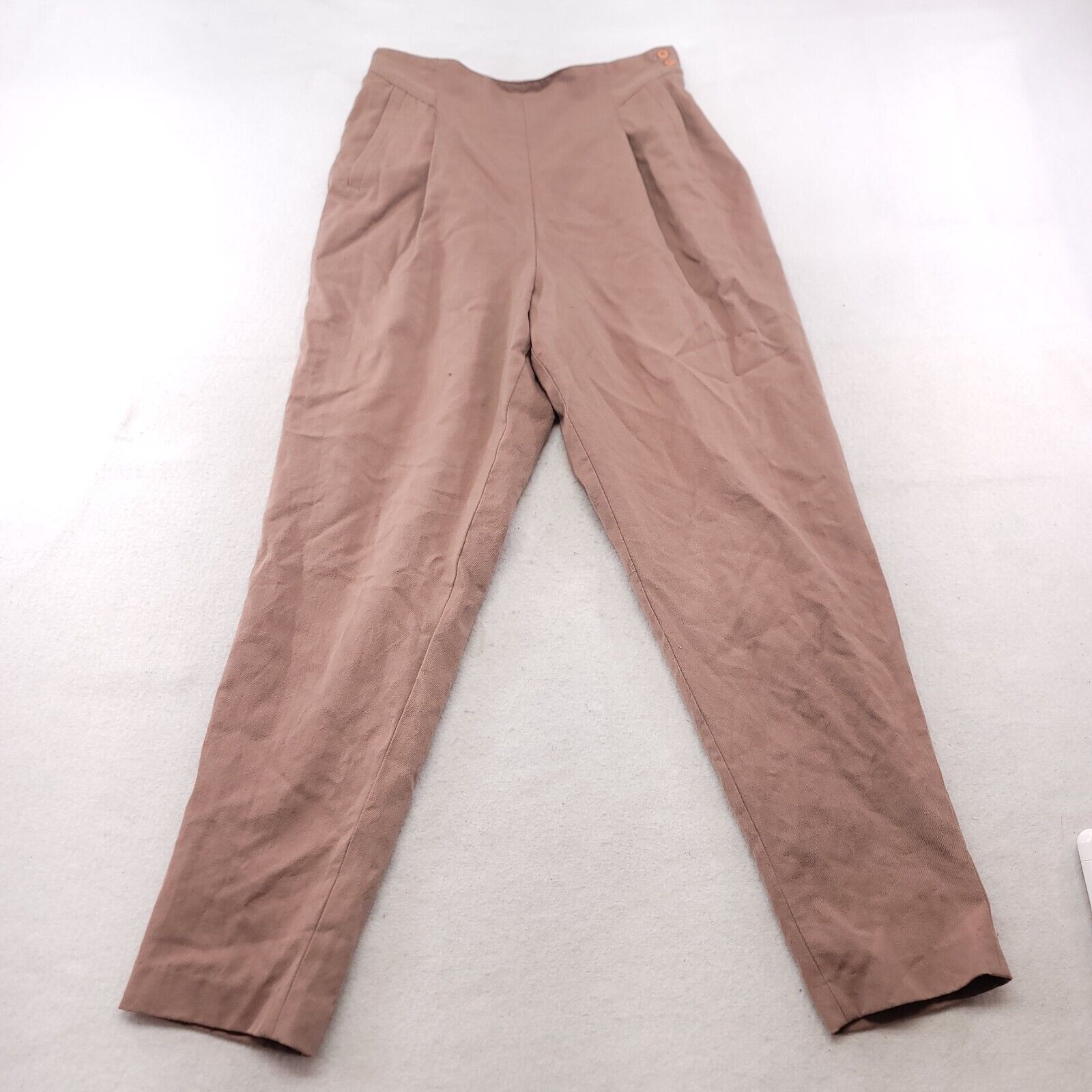 Banana Republic Private Collection Casual Button Pants Womens Size 17 Brown Size 27" / US 4 / IT 40 - 2 Thumbnail