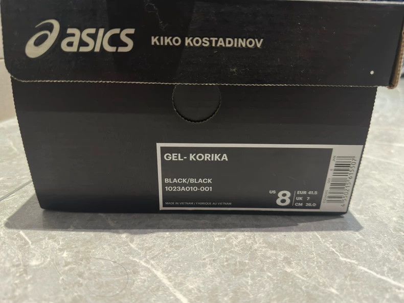 Kiko Kostadinov KIKO KOSTADINOV V GEL-KORIKA Black sports shoes 2505-Nexta Size US 8.5 / EU 41-42 - 7 Thumbnail