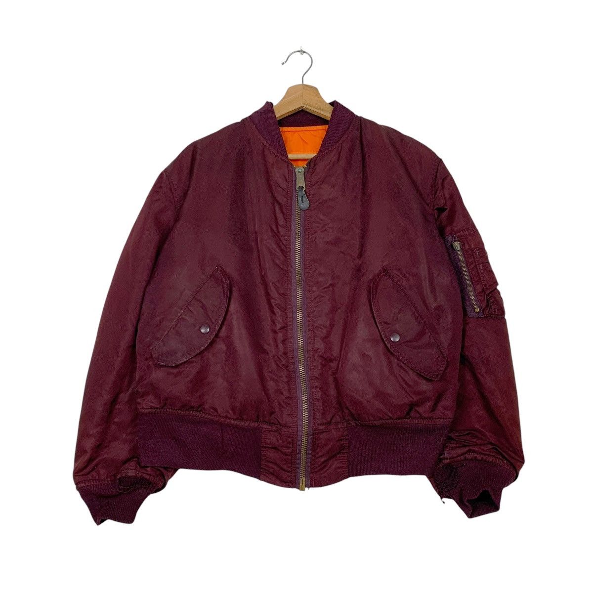 Alpha Industries × Vintage Vintage 90's MA-1 Bomber Jacket Alpha