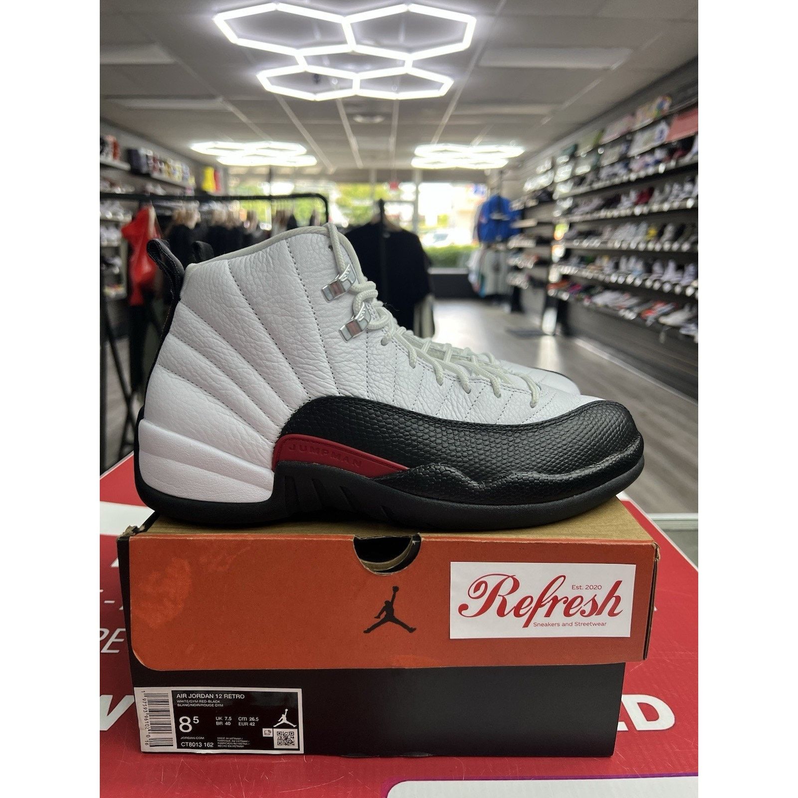 Jordan Brand Air Jordan 12 Retro Taxi Flip Size 8.5 (CT8013-162) Size US 8.5 / EU 41-42 - 1 Thumbnail