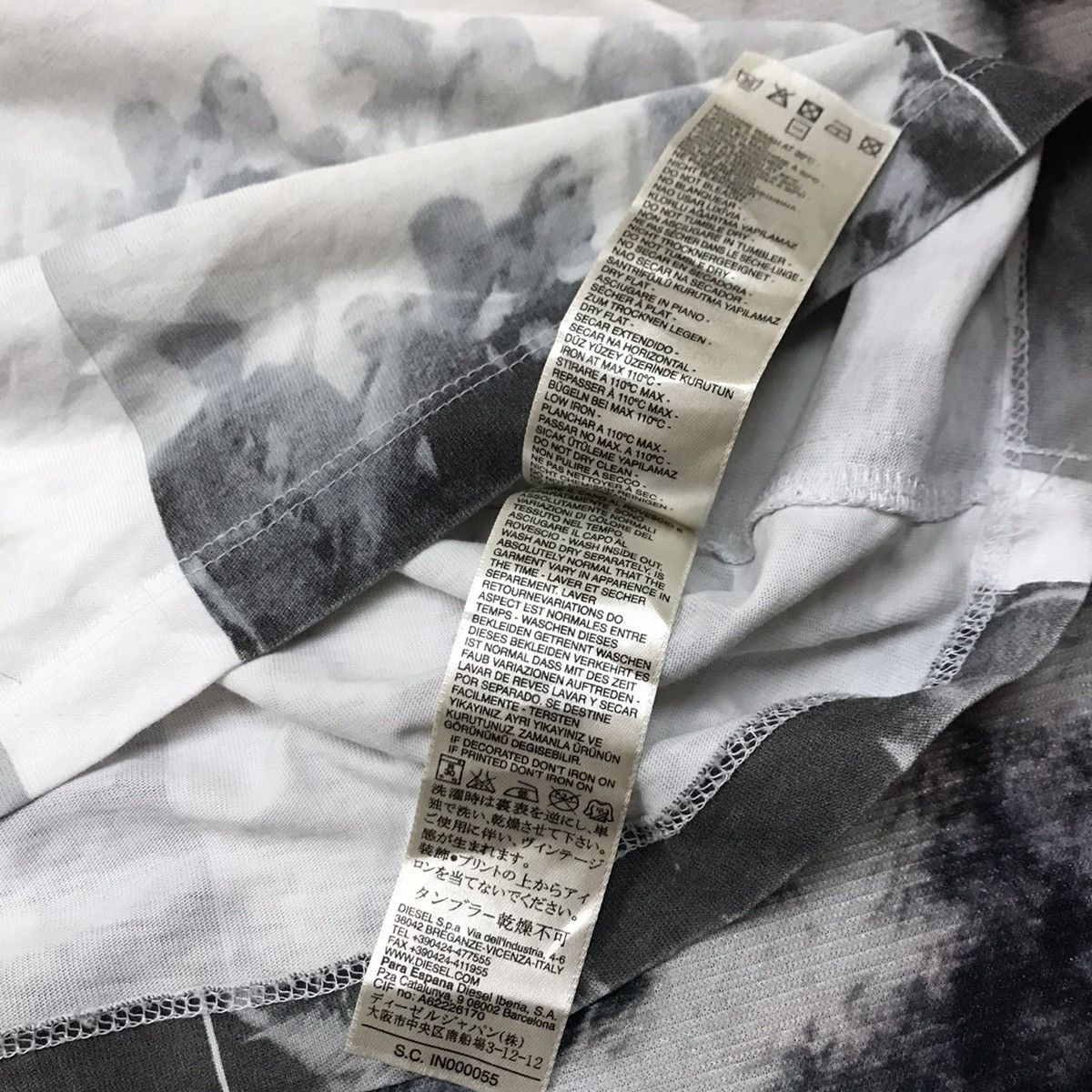 Diesel The Diesel Succesful Losers Fullprint Tshirt Size US M / EU 48-50 / 2 - 10 Thumbnail