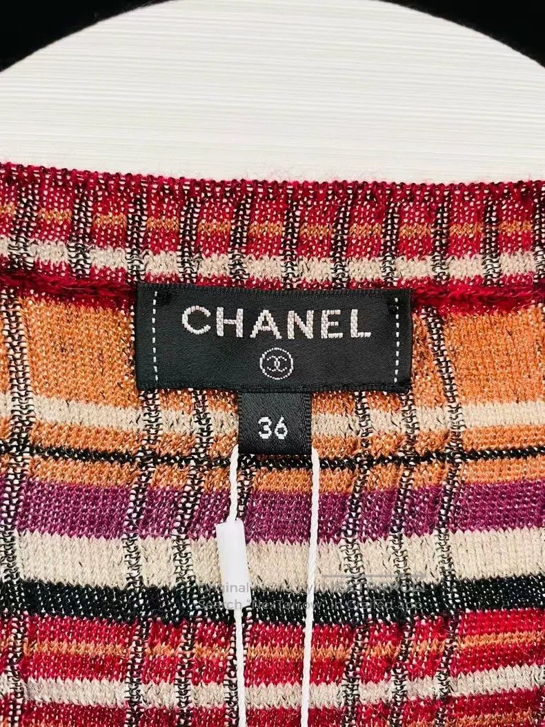 Chanel Chanel Hamburg series long knitted dress Size XS / US 0-2 / IT 36-38 - 2 Thumbnail