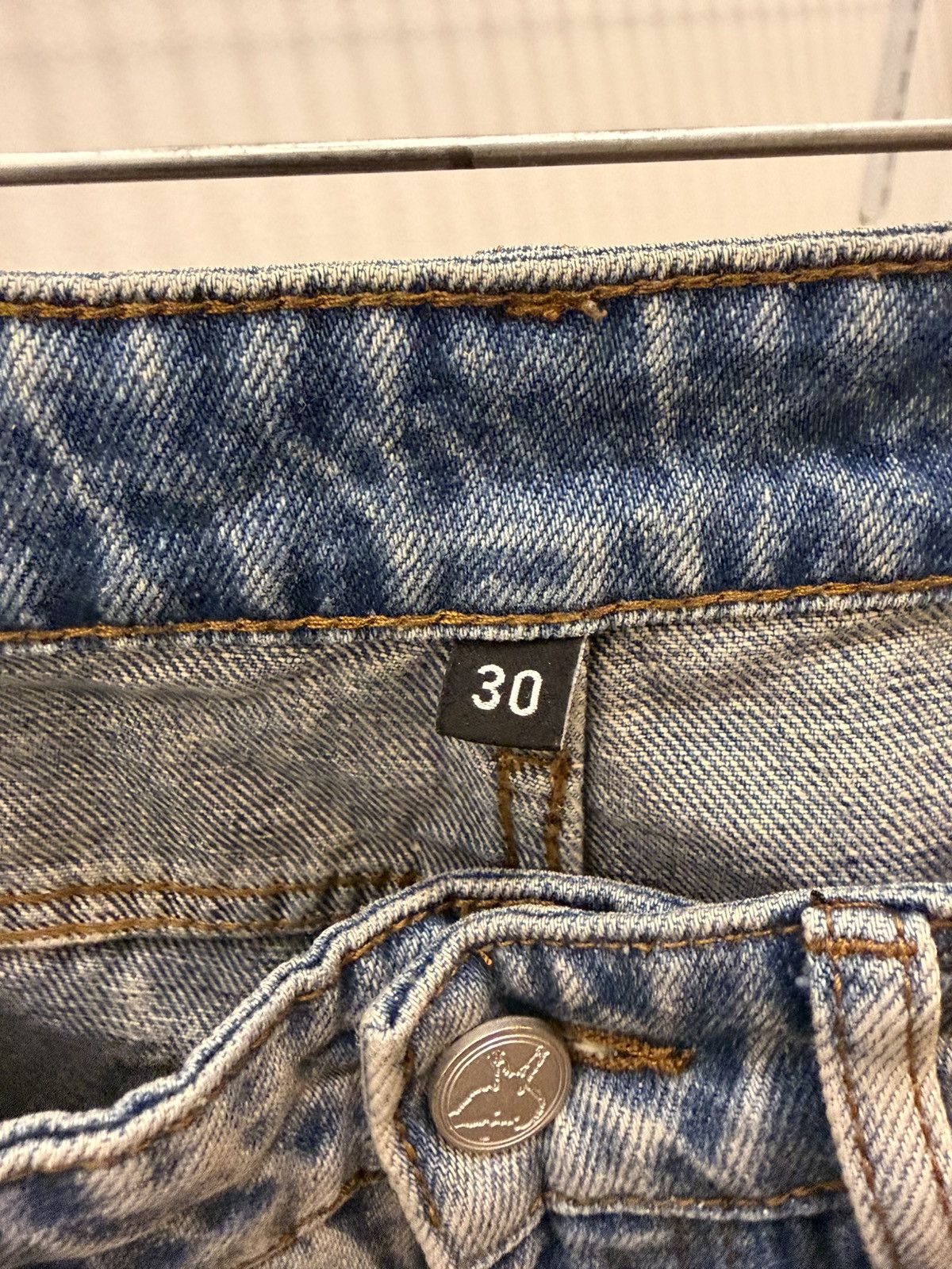 basketcase gallery Basketcase Blue Denim LAX Flares Size US 30 / EU 46 - 5 Thumbnail