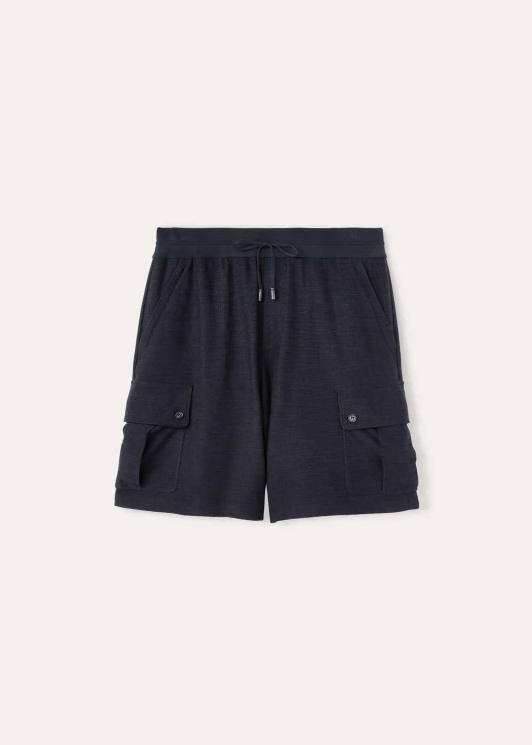 Loro Piana o1w1db10725 FAO4469 Quarna Bermuda Short in Navy Blue Size US 32 / EU 48 - 1 Thumbnail