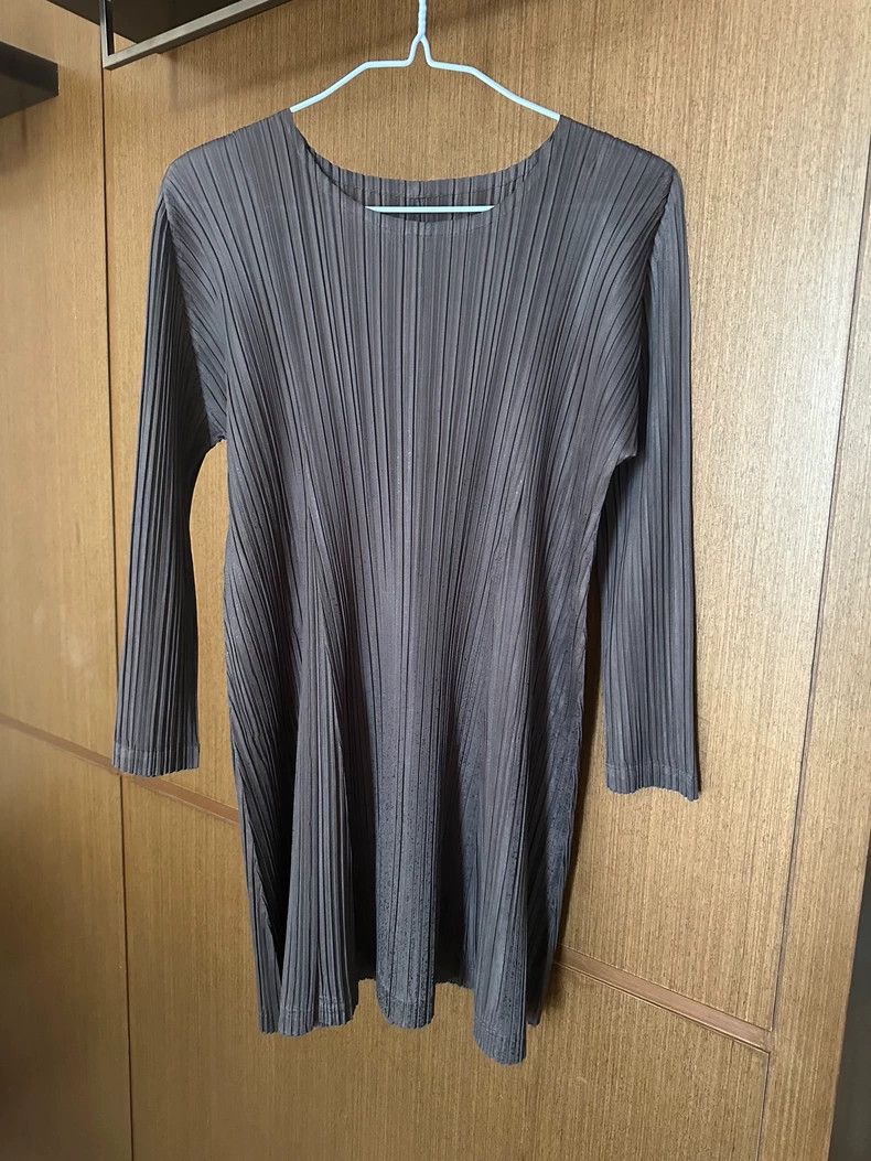 Issey Miyake issey miyake size:1 Gray coffee jacket Size XXS / US 00 / IT 34 - 1 Thumbnail