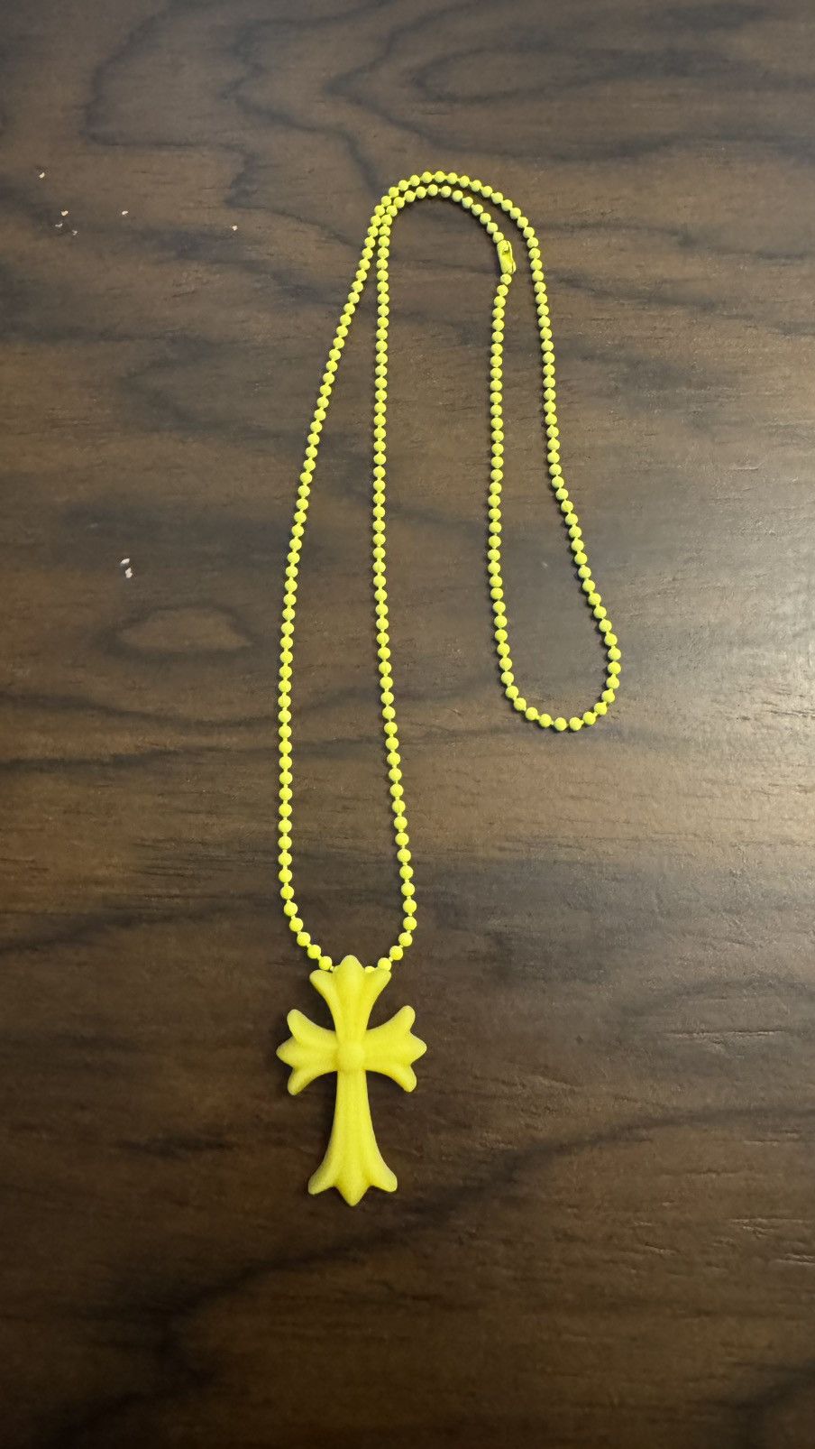 Chrome Hearts Chrome Hearts Yellow Silicon Cross | Grailed