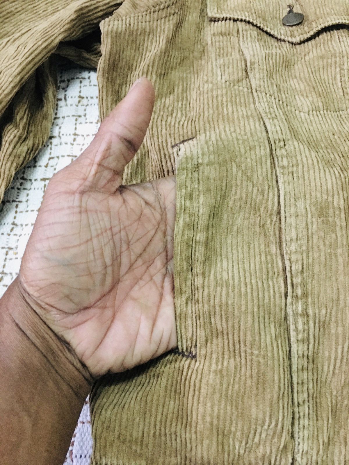Japanese Brand Life Tools Curduroy Button Up Jacket (18) Size US L / EU 52-54 / 3 - 9 Thumbnail